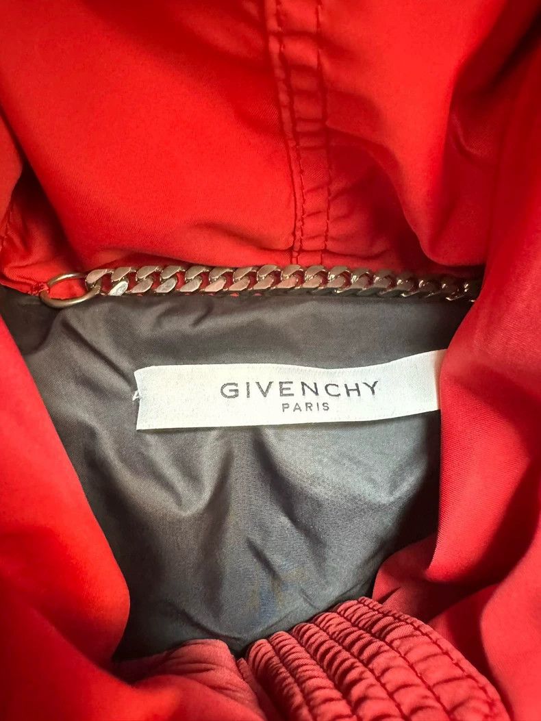 Other Givenchy Red Hat Letter Embroidered Logo Down Jacket (46 S Size US XL / EU 56 / 4 - 4 Thumbnail