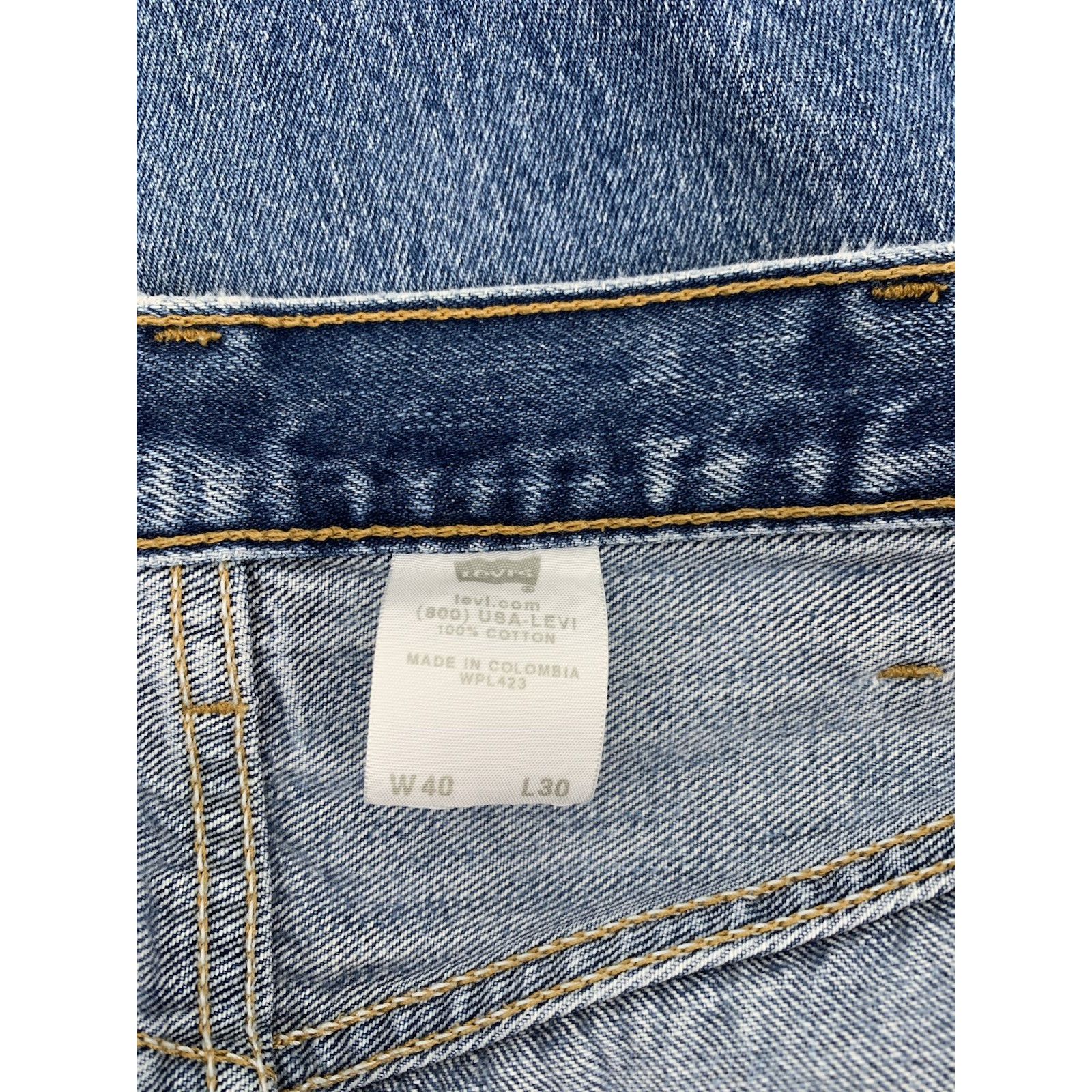Levi's VTG Levi's 501 Button Fly Straight Leg 39x28.5" Jeans Size US 39 - 9 Thumbnail
