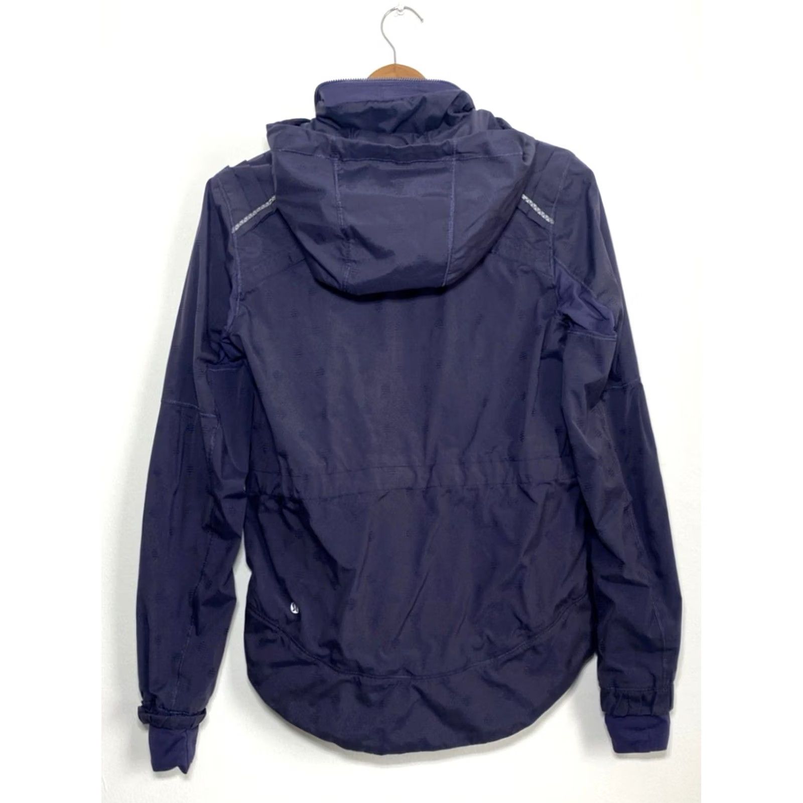 Lululemon VINTAGE Lululemon Spring Forward Jacket Women’s Stripe Dot Cadet Blue Sz 6 Size M / US 6-8 / IT 42-44 - 7 Thumbnail