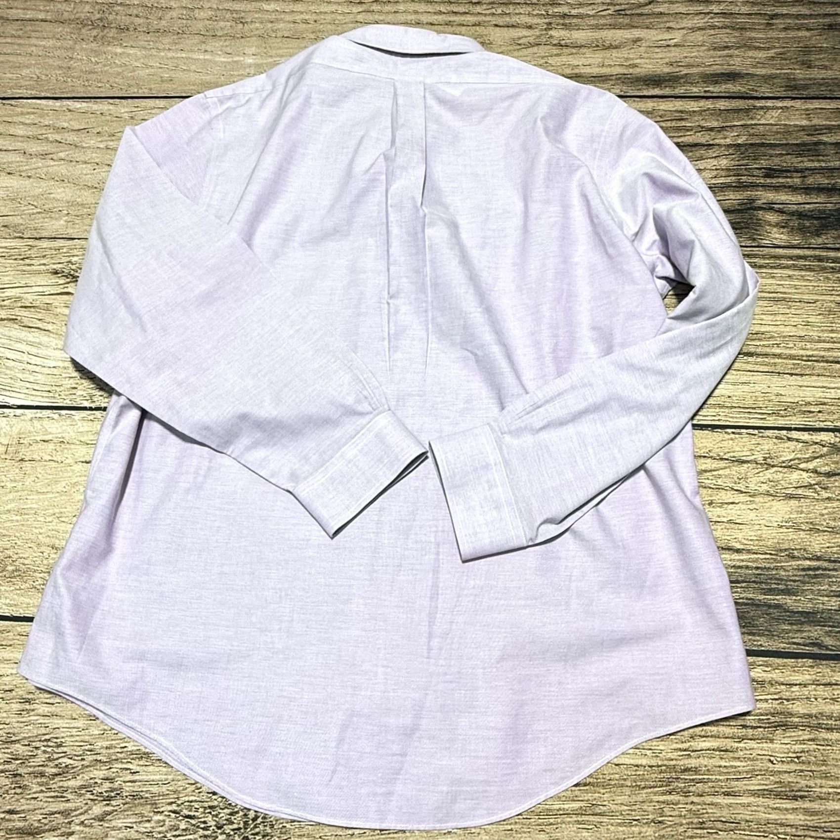 Brooks Brothers Brooks Brothers Shirt XL Purple Oxford Dress Shirt OCBD Slim Fit Non Iron Supima Regular Pattern Solid Long Sleeve Button-Down Collar Women? Size 46R - 4 Thumbnail
