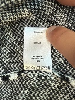 Supreme Supreme "Back Logo Sweater" (Checkerboard) Size US XL / EU 56 / 4 - 6 Thumbnail