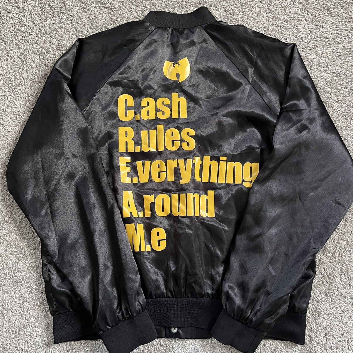 FOREVER 21 WU-TANG CLAN ウータンクラン　スタジャン　L Forever 21 × Wu-Tang Clan 🔴Wu-Tang Jacket Size Large Black Yellow