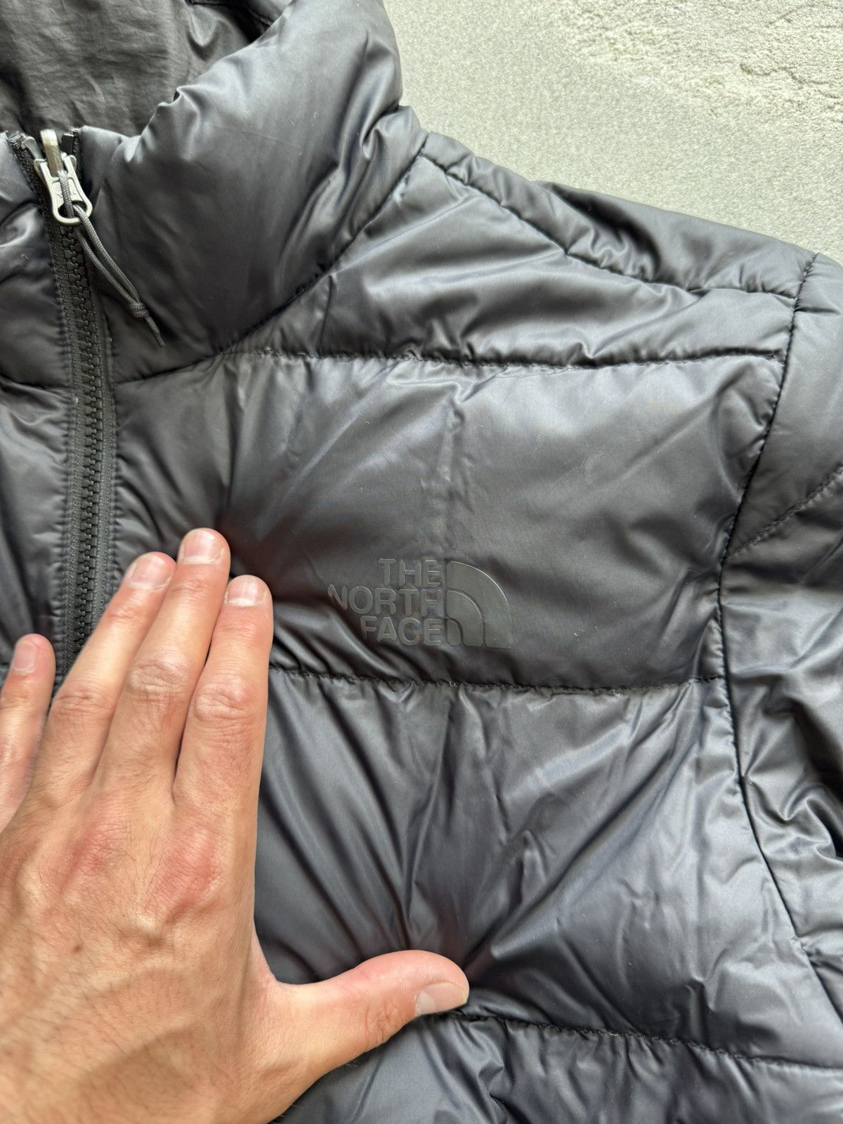 The North Face × Vintage The North Face Micro Puffer Black Down Jacket Size US M / EU 48-50 / 2 - 4 Thumbnail
