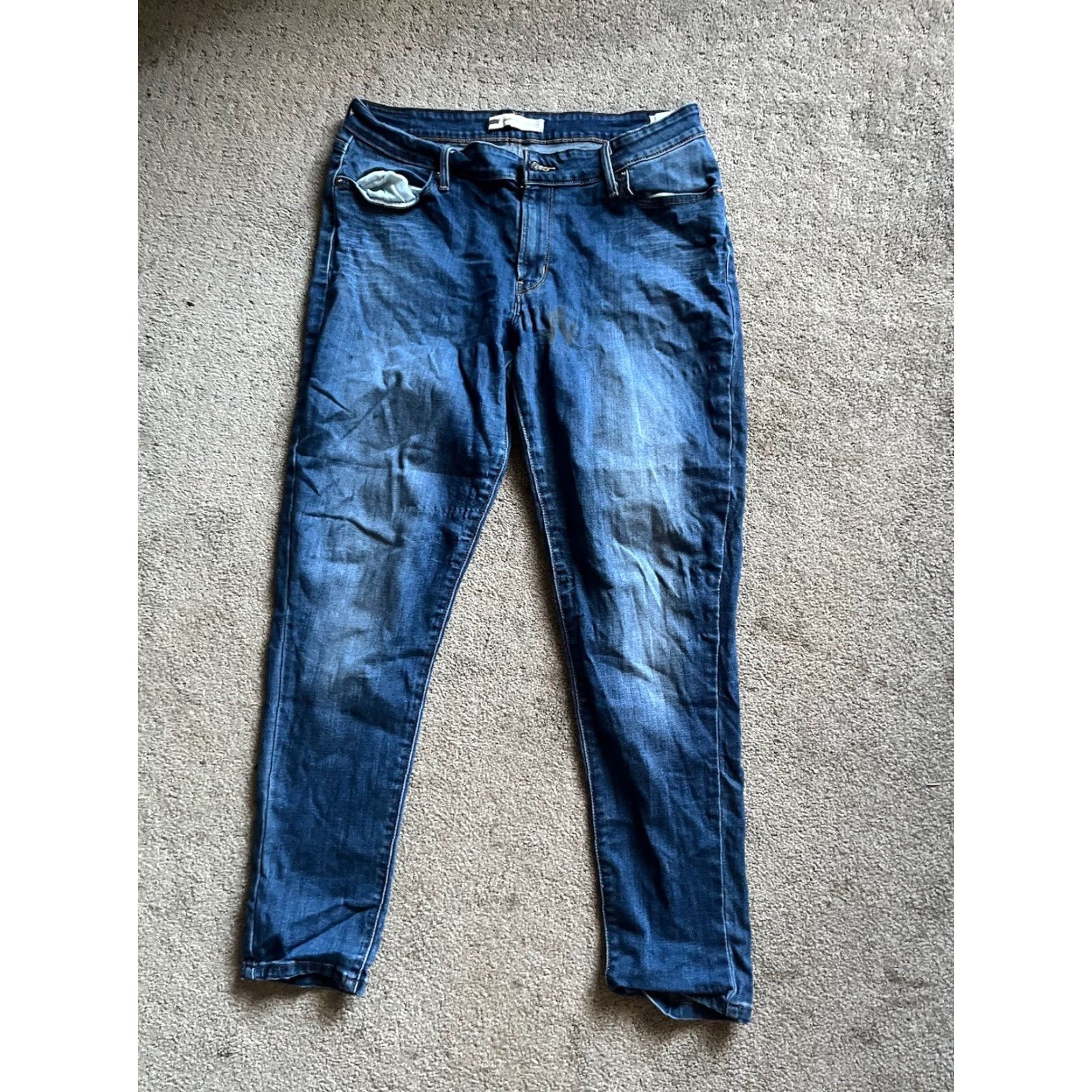 Levi's Levi's Jeans Skinny Legging Blue Denim City USA Modern 33x29 16 Women Regular Belt Loops Cotton Blend Vintage No Size 38" / US 16 / IT 52 - 3 Thumbnail