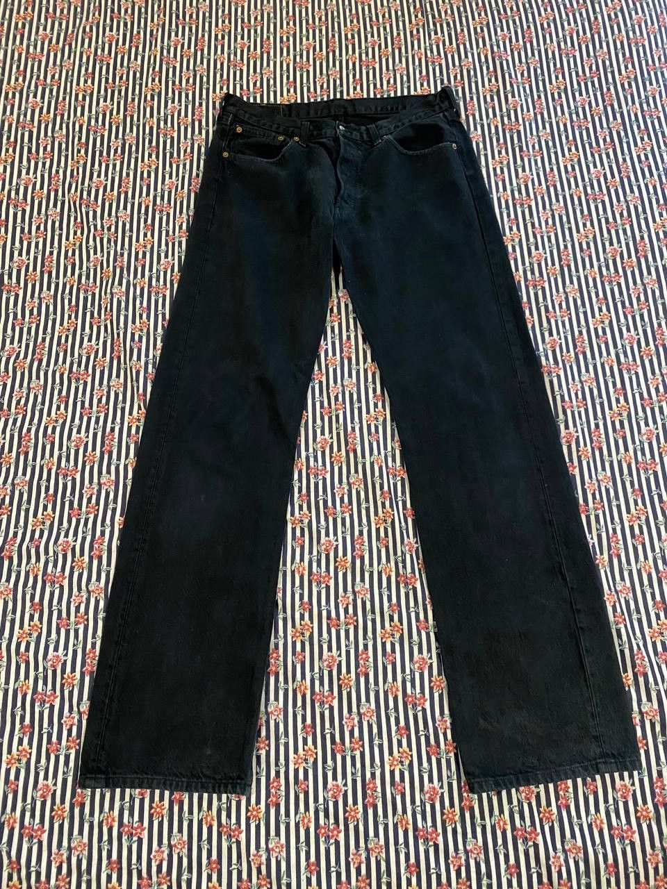 Levi's Levis 501 Regular Fit Jeans Wash Straight Leg Size US 34 / EU 50 - 20 Thumbnail