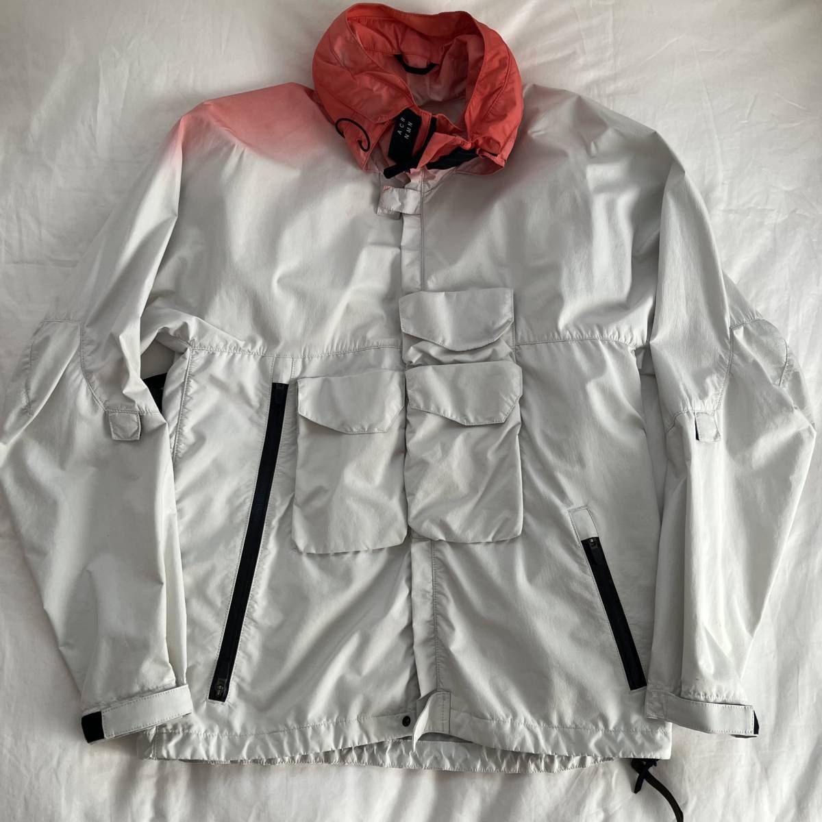 Acronym NEMEN/ACRONYM J28-K GARMENT DYED WHITE RED GRADIENT S Small |  Grailed