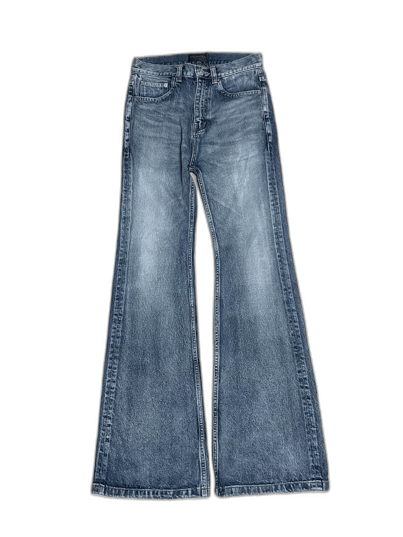 Balenciaga new balenciaga flared blue denim pants Size US 30 / EU 46 - 1 Thumbnail