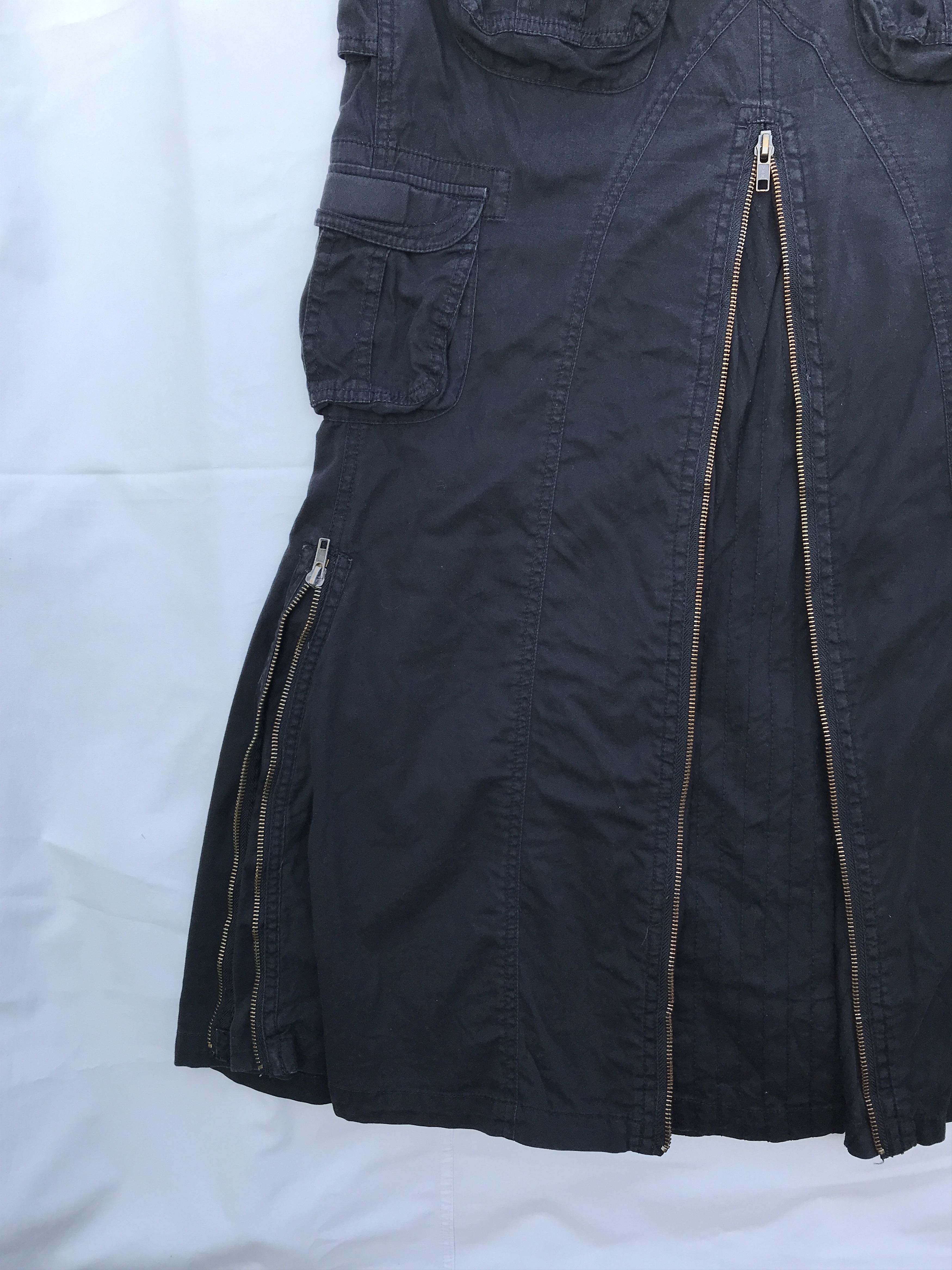 Le Grande Bleu (L.G.B.) Lein Multi Zip Cargo Skirts G.O.A style Size 30" / US 8 / IT 44 - 6 Thumbnail