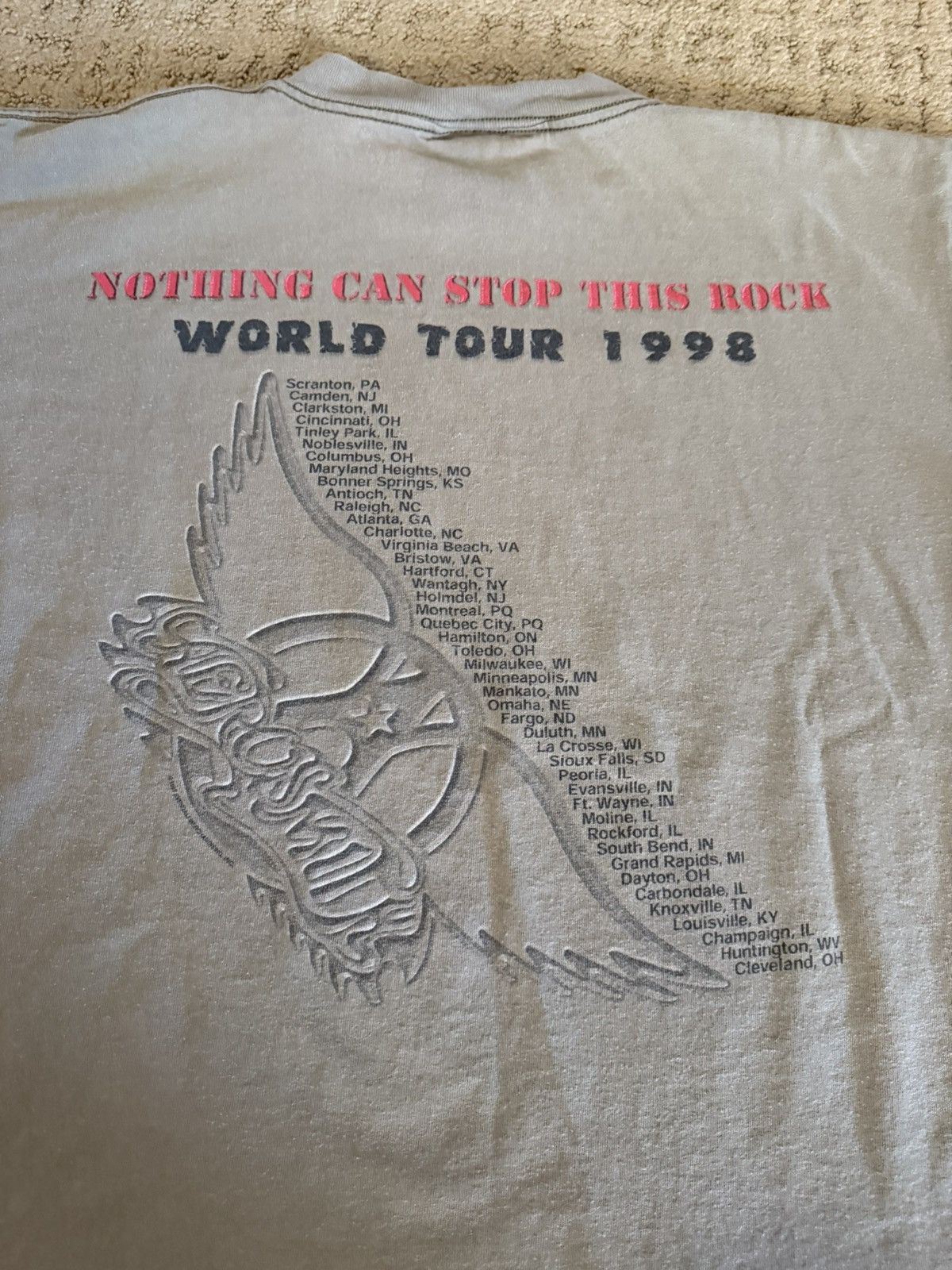 Vintage Vintage 1998 Aerosmith Shirt Size US XL / EU 56 / 4 - 6 Thumbnail