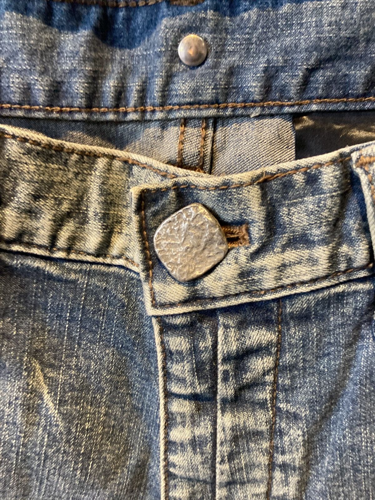 Fagassent Toshiki Aoki Seigeki Washed Denim Size US 28 / EU 44 - 2 Thumbnail