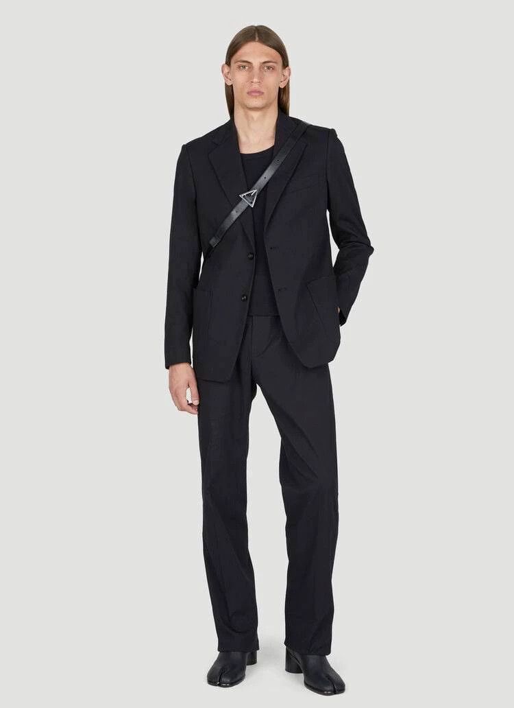 Lanvin LANVIN Elastic Waistband Wool Suit Pants 54 Size US 38 / EU 54 - 7 Thumbnail