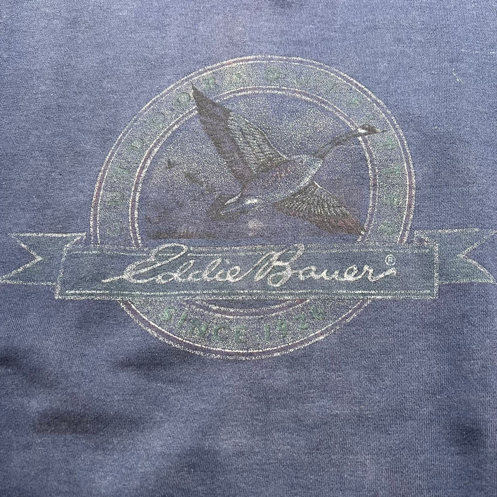 Eddie Bauer Eddie Bauer Vintage Crewneck Sweatshirt Blue Goose Logo L Size US L / EU 52-54 / 3 - 8 Thumbnail