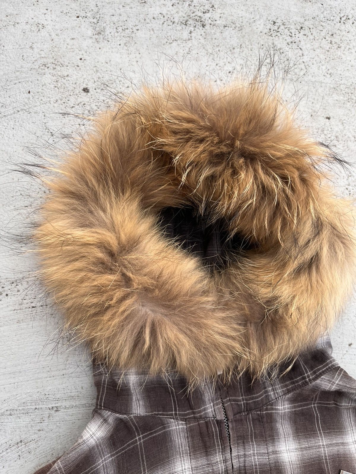 If Six Was Nine × Japanese Brand × Le Grande Bleu (L.G.B.) OMKOE FLANEL FUR FAUX ZIPER LONGSLEVEE Size US S / EU 44-46 / 1 - 9 Thumbnail