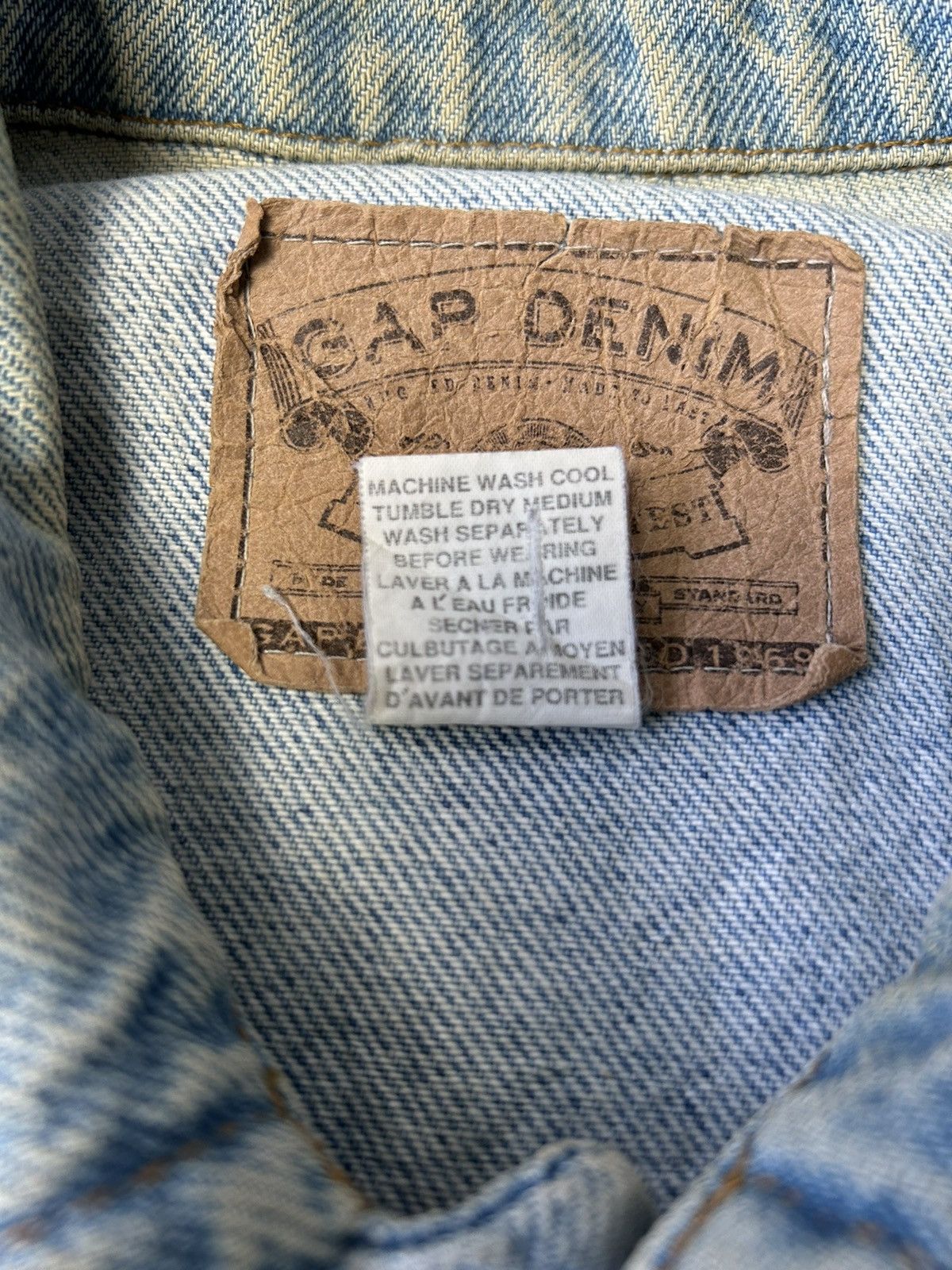 Gap × Vintage GAP DENIM VEST JACKET Size US M / EU 48-50 / 2 - 6 Thumbnail