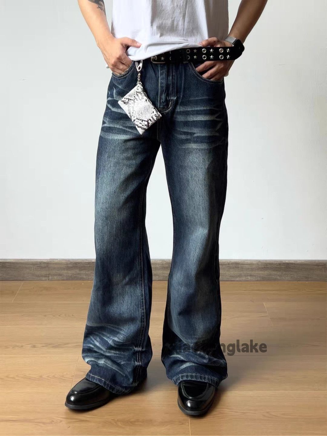 Jean xtl Vintage faded cleanfit yuppie y2k flared jeans Size US 33 - 4 Thumbnail
