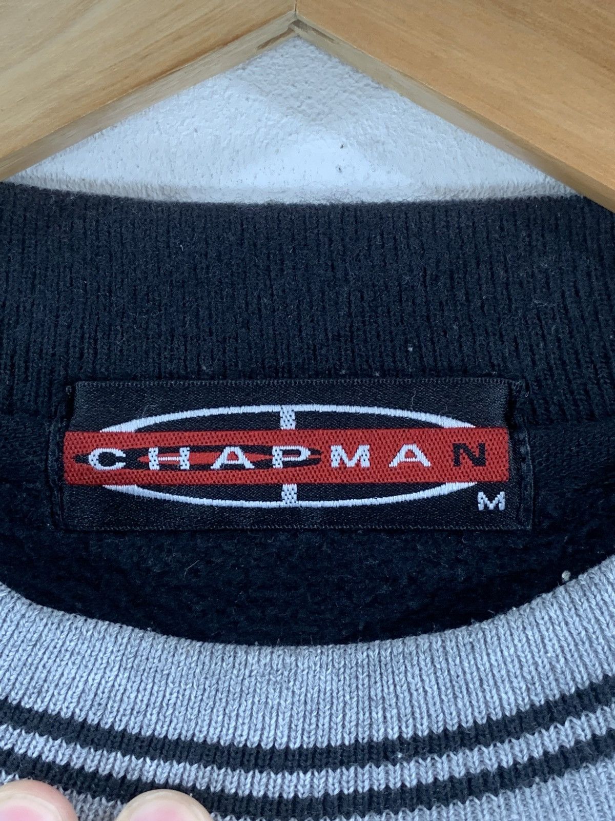 Japanese Brand × Vintage Vintage Chapman Black Sweatshirt Size US M / EU 48-50 / 2 - 4 Thumbnail