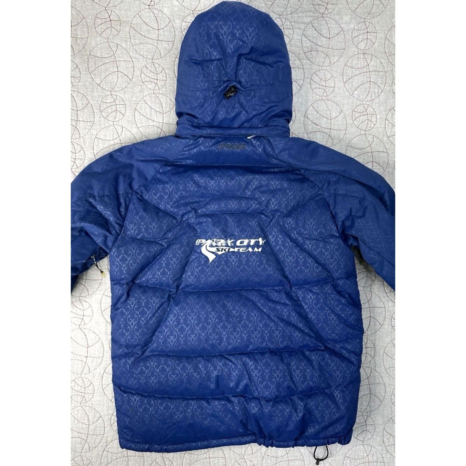 Spyder VINTAGE Spyder Park City Ski Team Heavy Down Parka Coat Men L Blue Nylon Skiing Coat Mens (Note: If not vintage, omit VINTAGE) Size US L / EU 52-54 / 3 - 5 Thumbnail