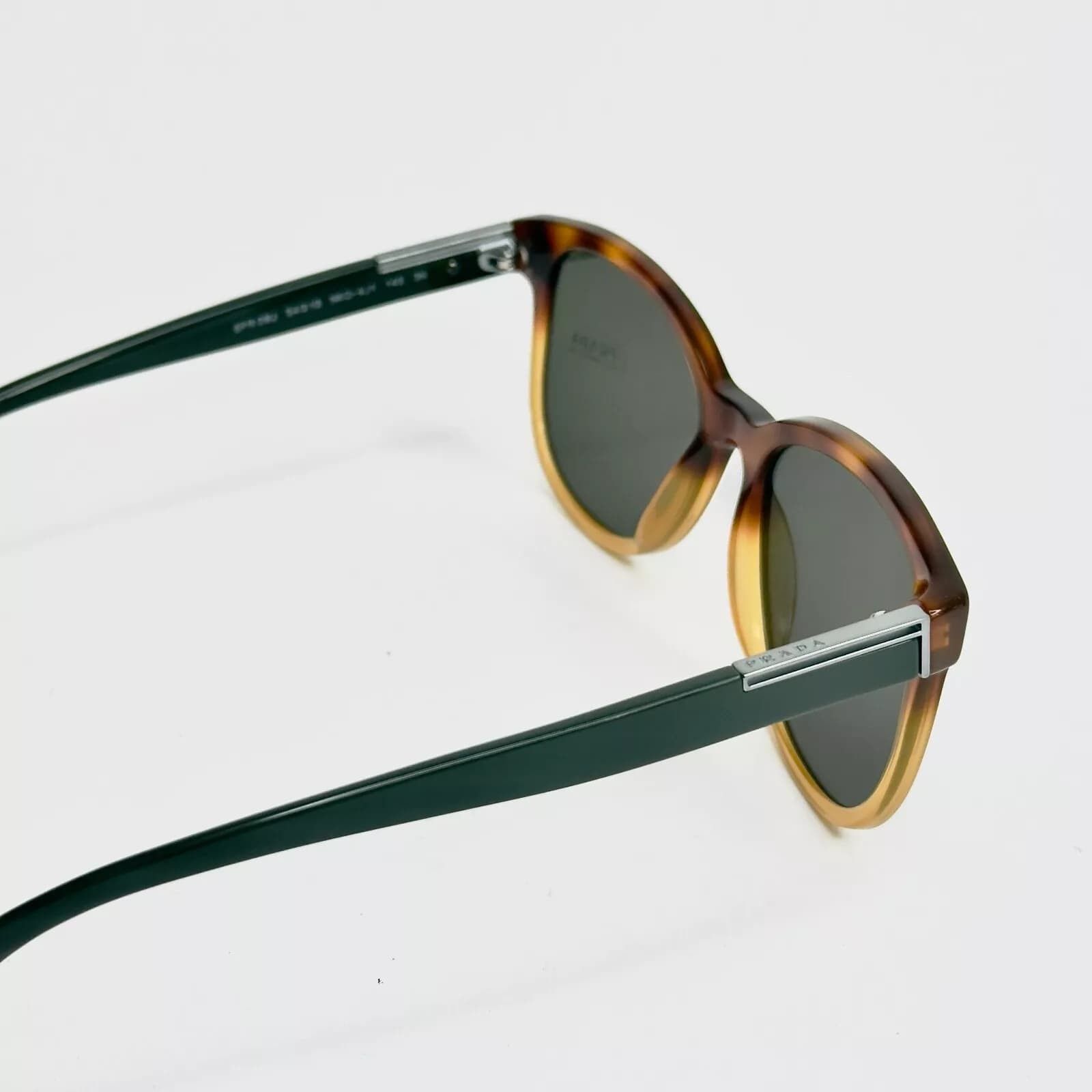 Prada PRADA Square 08U Brown Green Authentic Sunglasses PR08US Size ONE SIZE - 5 Thumbnail