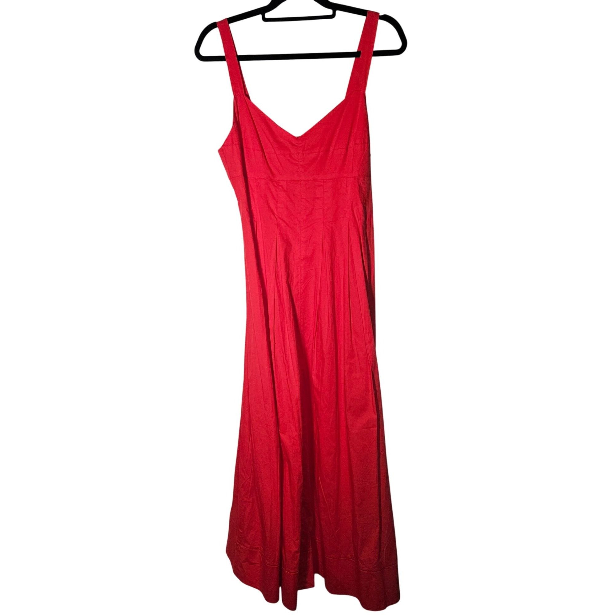 Jason Wu Jason Wu Red Halter Poplin Keyhole Back Maxi Dress Women's M Size M / US 6-8 / IT 42-44 - 1 Thumbnail
