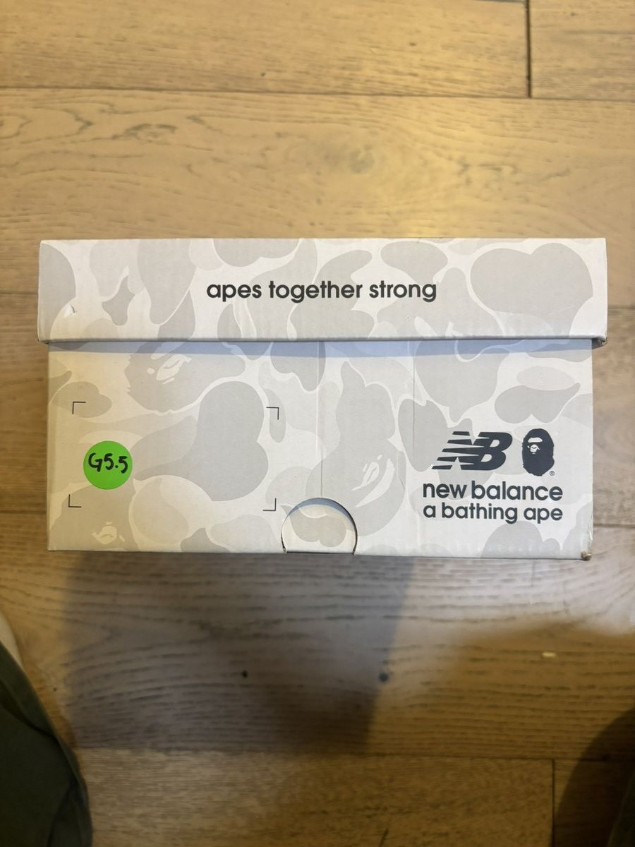 Bape × New Balance Bape x New Balance 2002R 'Grey' Size US 5.5 / EU 38 - 22 Thumbnail