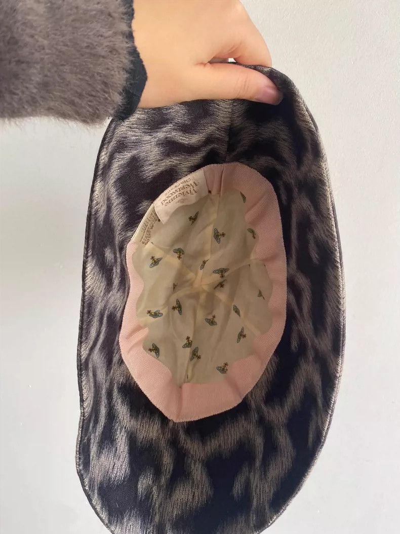 Vivienne Westwood Vivienne Westwood Middle-aged leopard print basin hat fish Size ONE SIZE - 4 Thumbnail