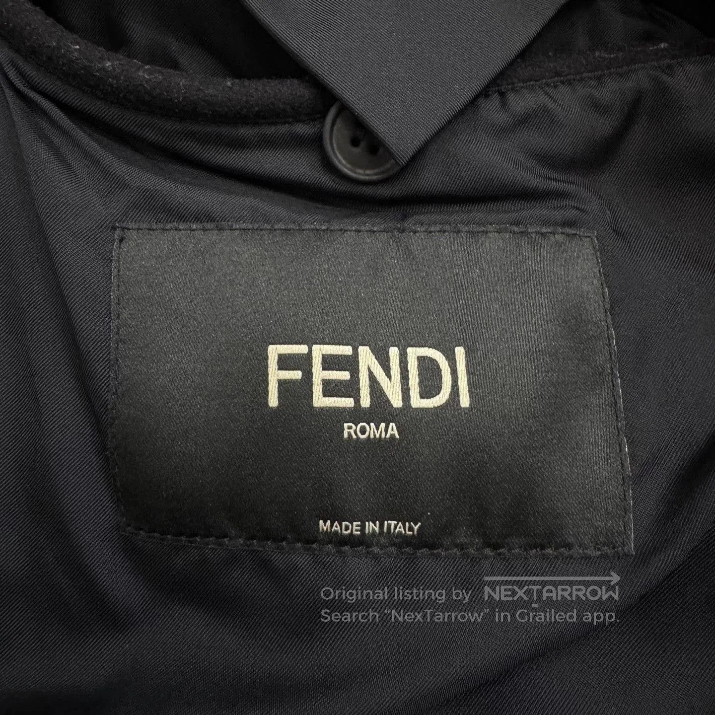 Fendi Fendi Fur Leather Jacket Size 50. Size US M / EU 48-50 / 2 - 2 Thumbnail