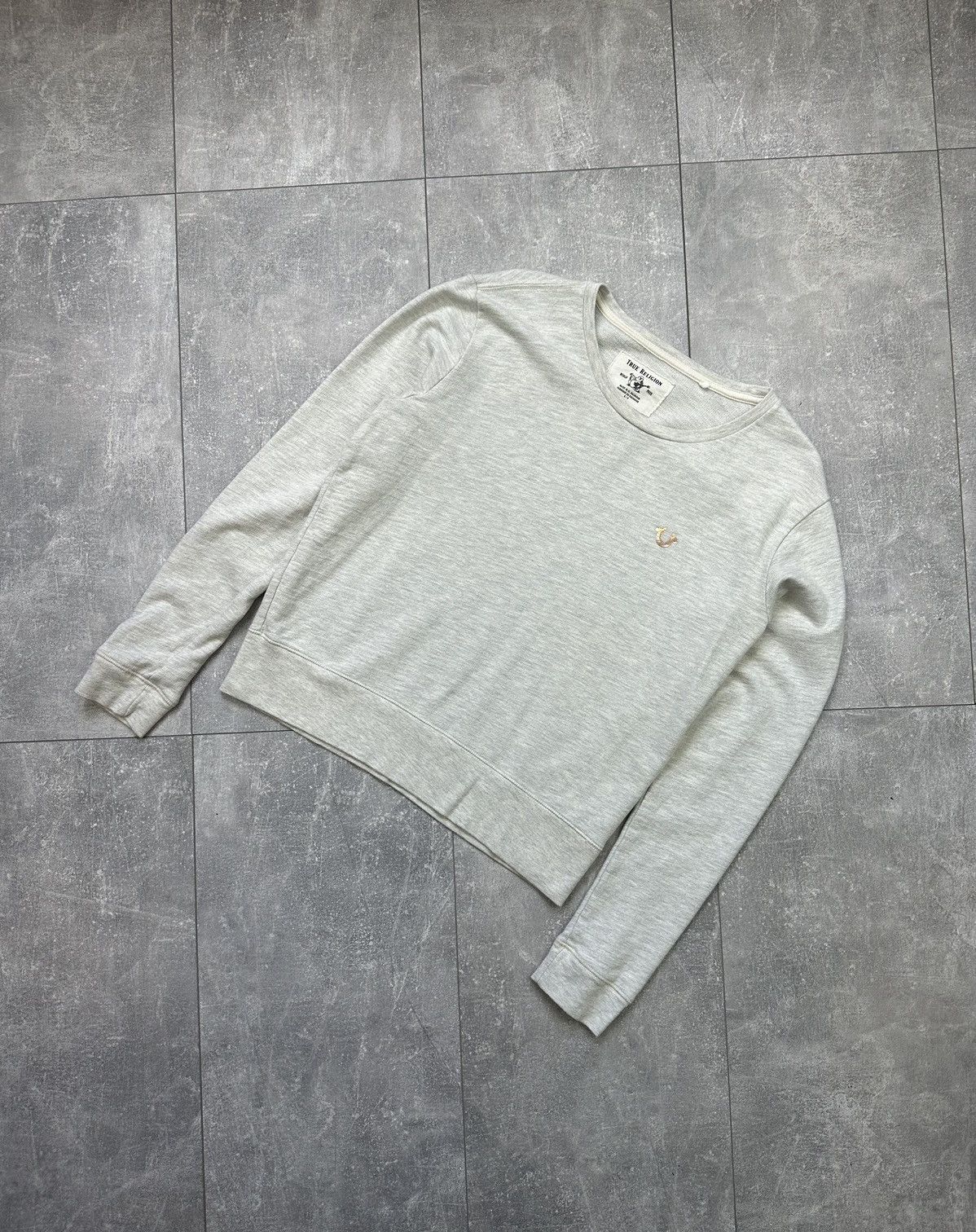 True Religion Women’s True Religion Overprint Logo Gold Print Sweatshirt Size S / US 4 / IT 40 - 7 Thumbnail