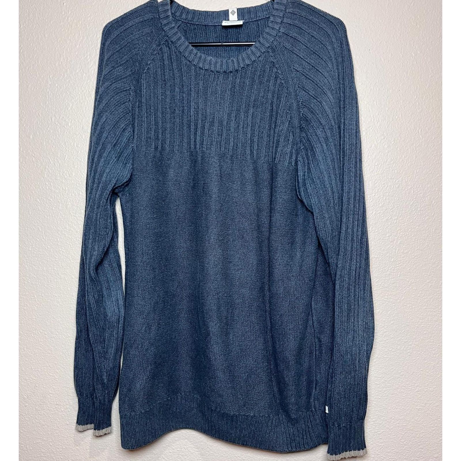 Columbia 🧵 Columbia Knit Crewneck Sweater – Charcoal Gray Size XL Size XL / US 12-14 / IT 48-50 - 1 Thumbnail