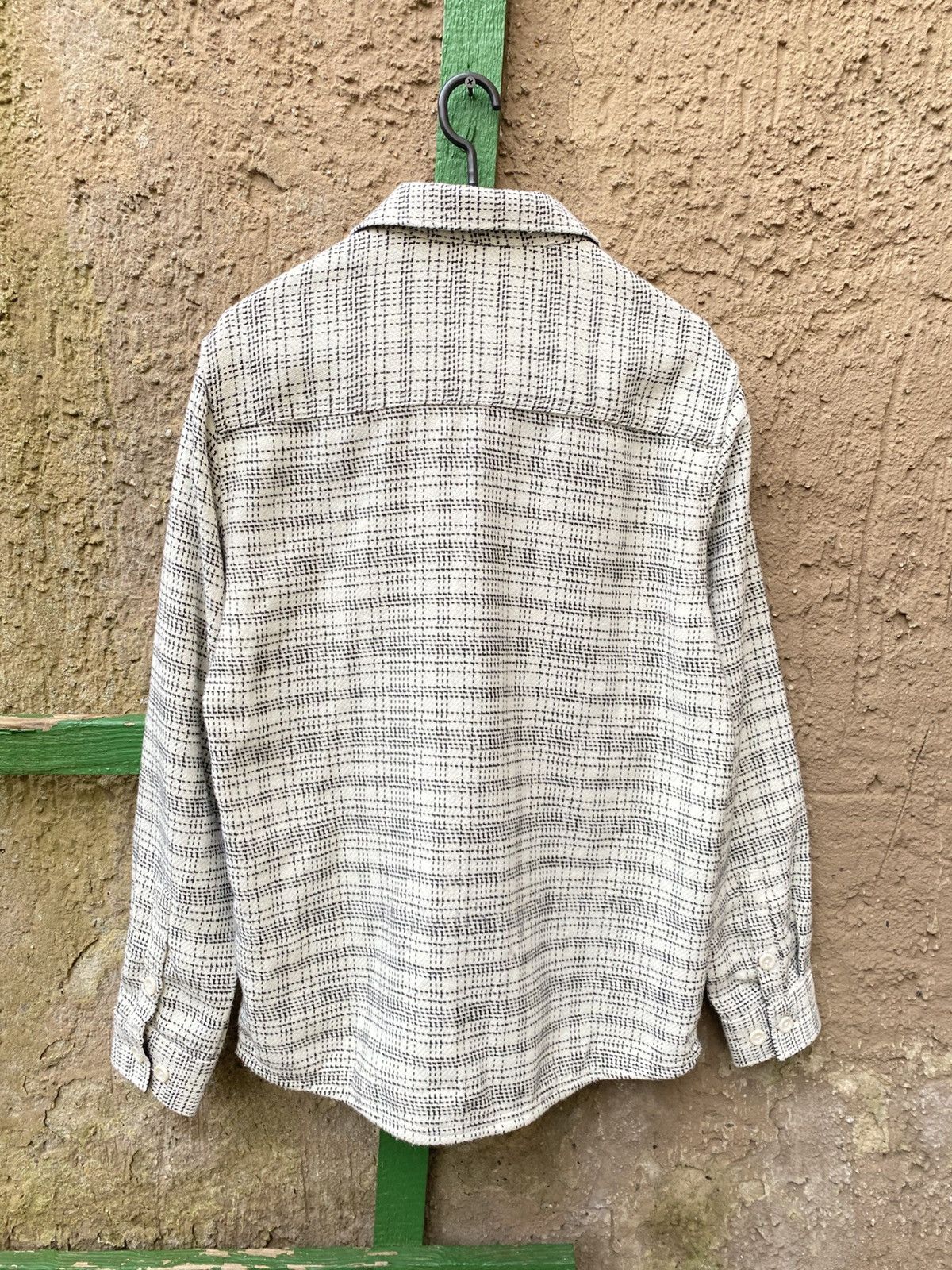 Folk Folk Overshirt Ecru Check Button Shirt Size 3/M Size US M / EU 48-50 / 2 - 6 Thumbnail