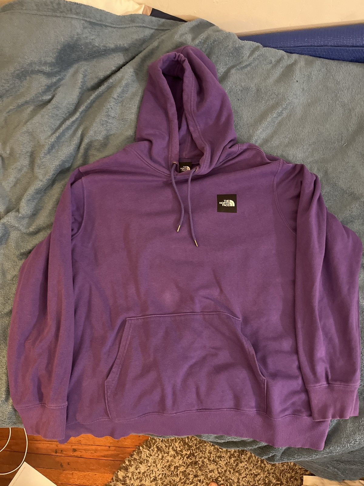 The North Face Purple TNF Square Logo Hoodie Size US XXL / EU 58 / 5 - 1 Thumbnail
