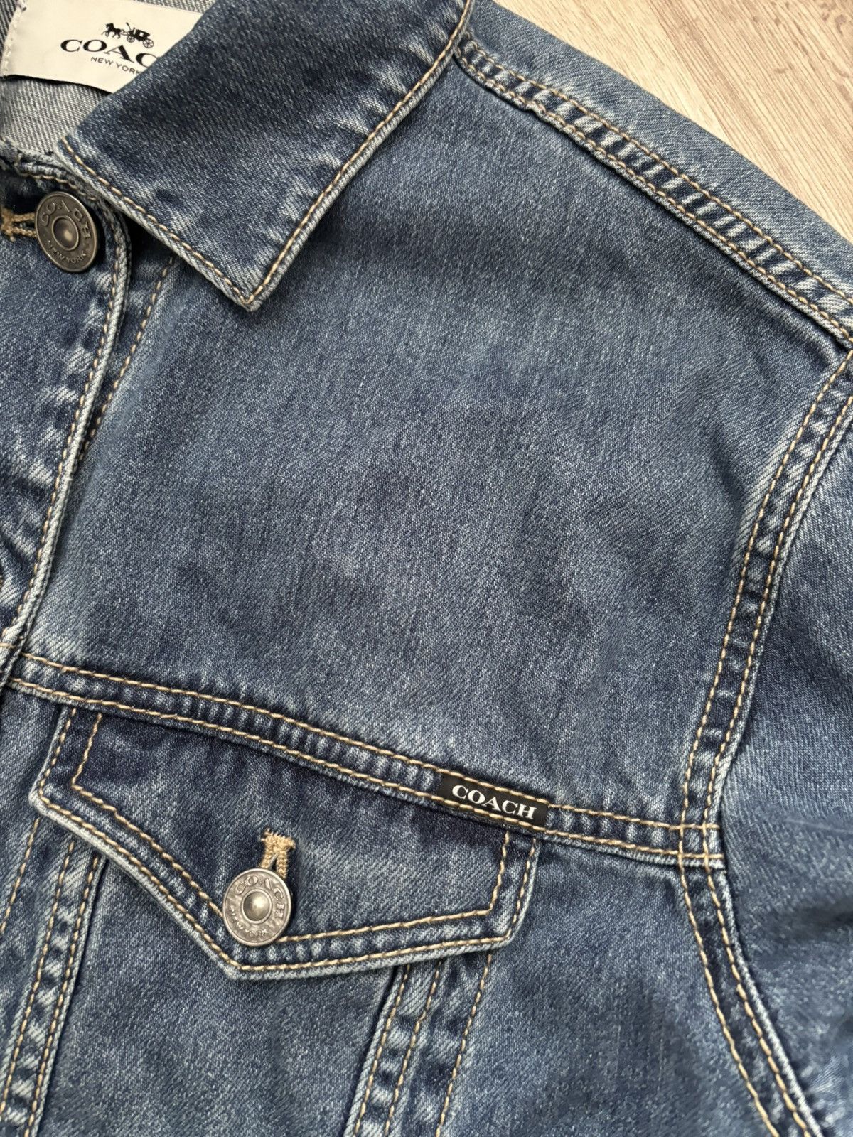 Coach COACH signature relaxed denim jacket 165/92 Size M / US 6-8 / IT 42-44 - 7 Thumbnail