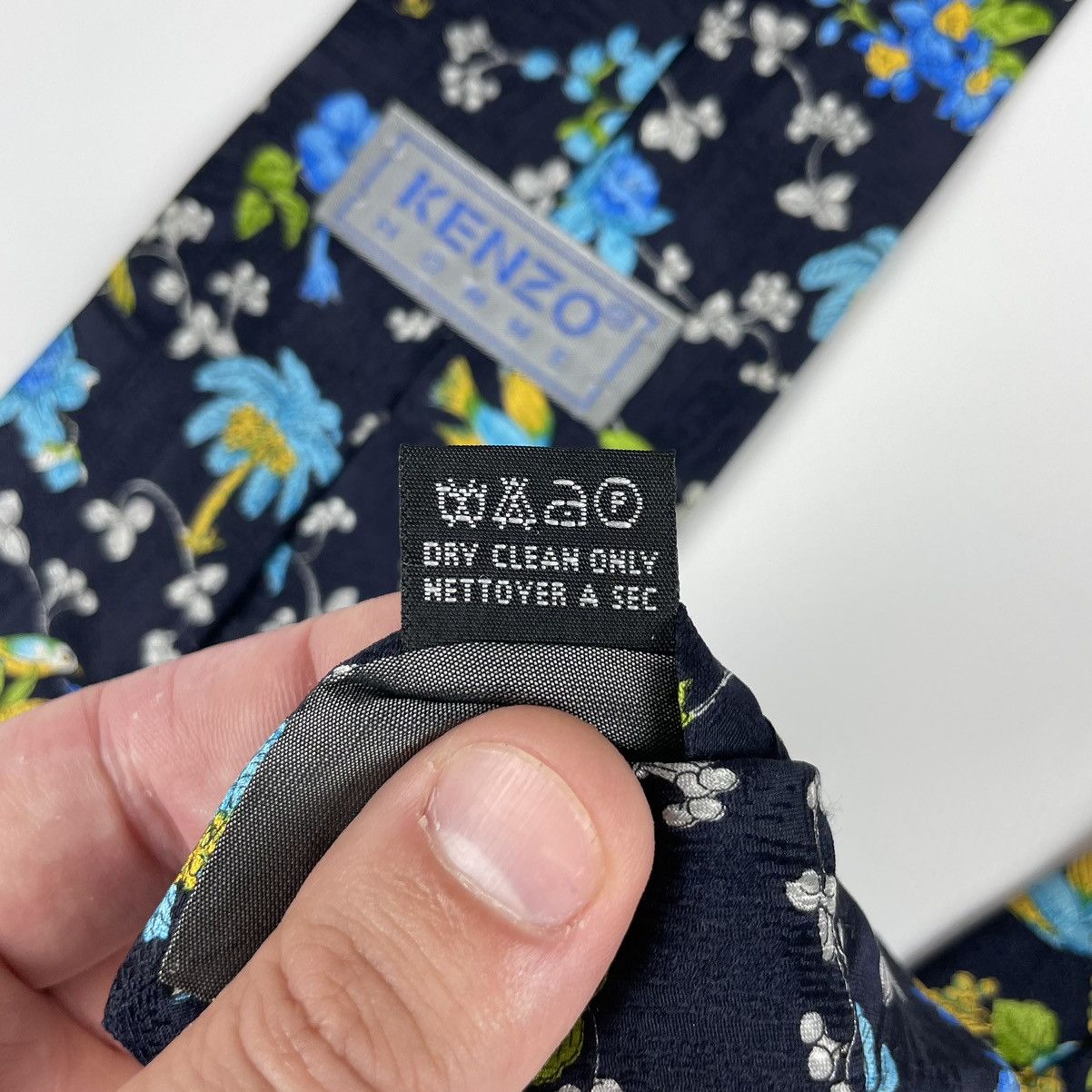 Kenzo Kenzo Homme Abstraction Silk Tie Size ONE SIZE - 7 Thumbnail