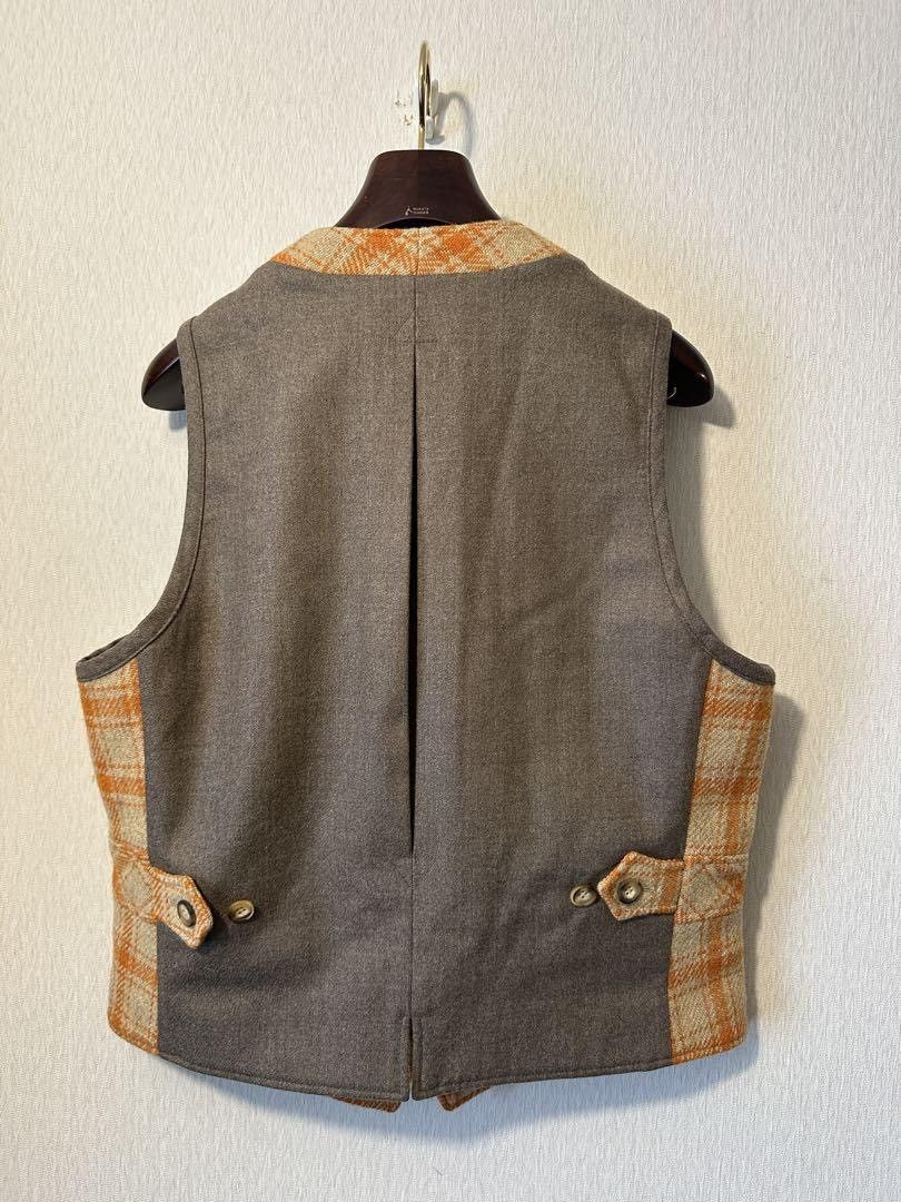 Dries Van Noten DRIES VAN NOTEN 1990s Wool Checkered Vest Size US L / EU 52-54 / 3 - 4 Thumbnail
