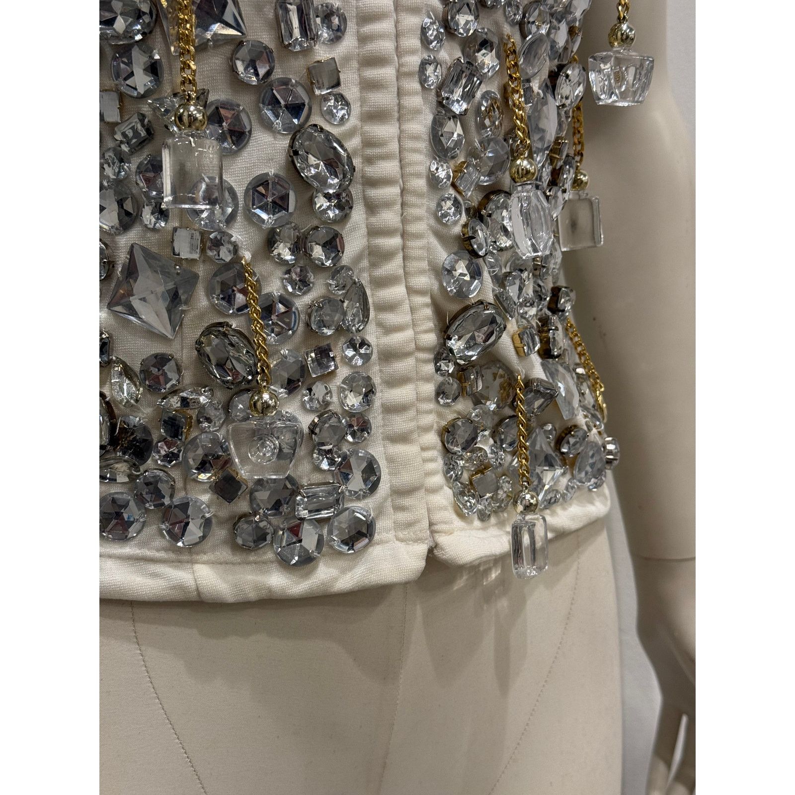 Dolce & Gabbana A/W1991 Dolce & Gabbana beaded crystal corset Size M / US 6-8 / IT 42-44 - 6 Thumbnail