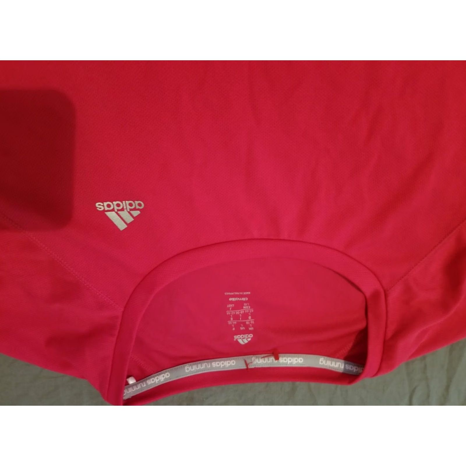 Adidas Womens adidas Shirt L Large Red Athletic Yoga Gym Running T-Shirt Activewear Womens L Red Size L / US 10 / IT 46 - 2 Thumbnail