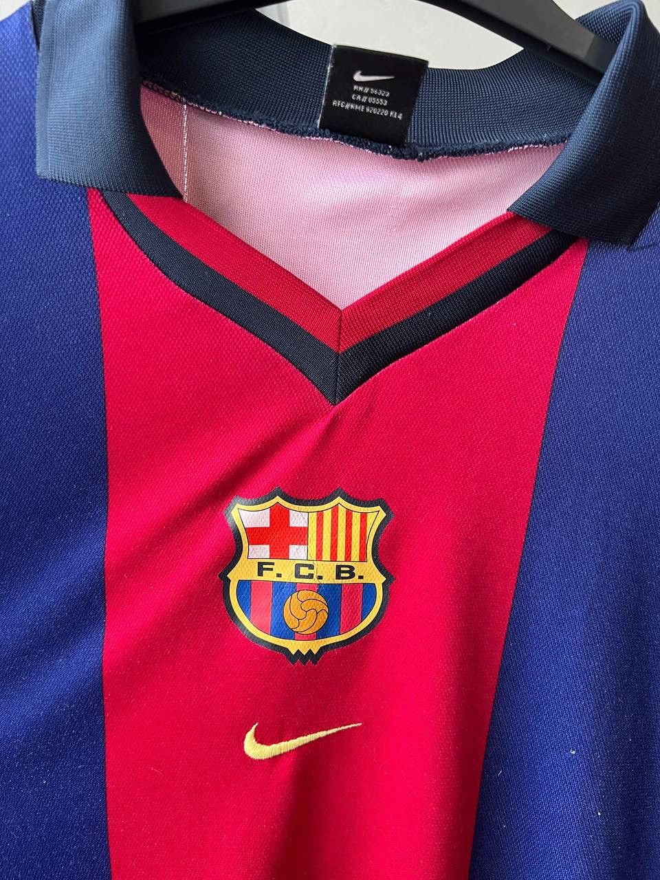 Nike 1998/99 BARCELONA FC HOME SOCCER JERSEY FOOTBALL SHIRT NIKE Size US XL / EU 56 / 4 - 3 Thumbnail