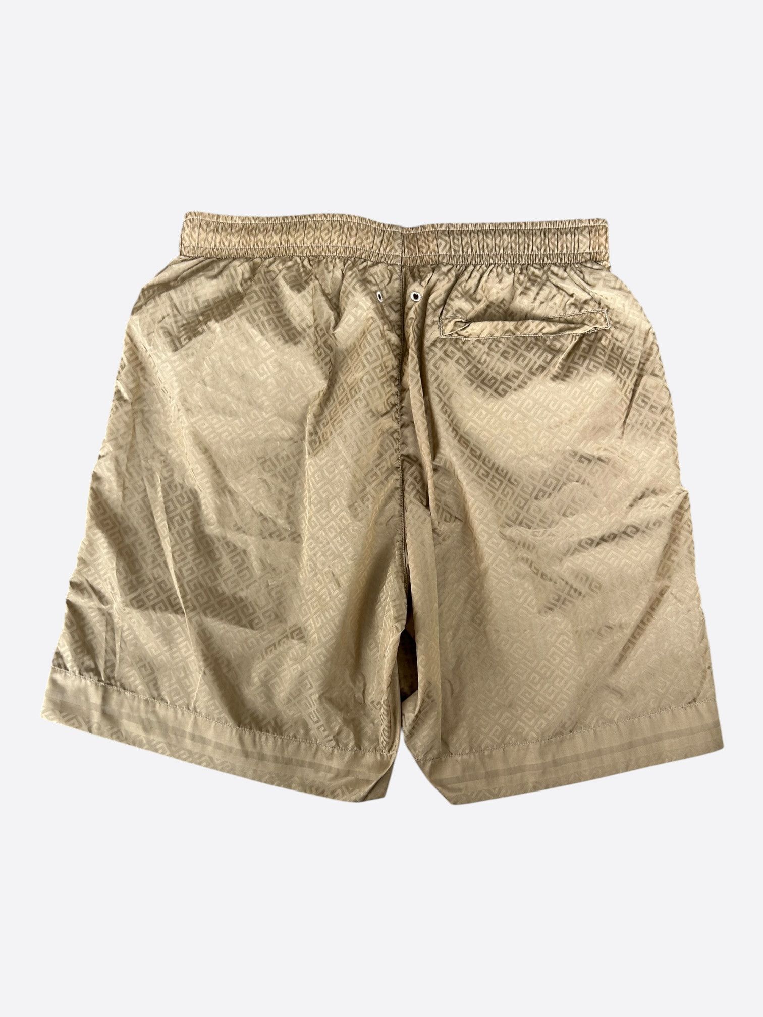 Givenchy Givenchy Tan Monogram Swim Shorts Size US 32 / EU 48 - 2 Thumbnail