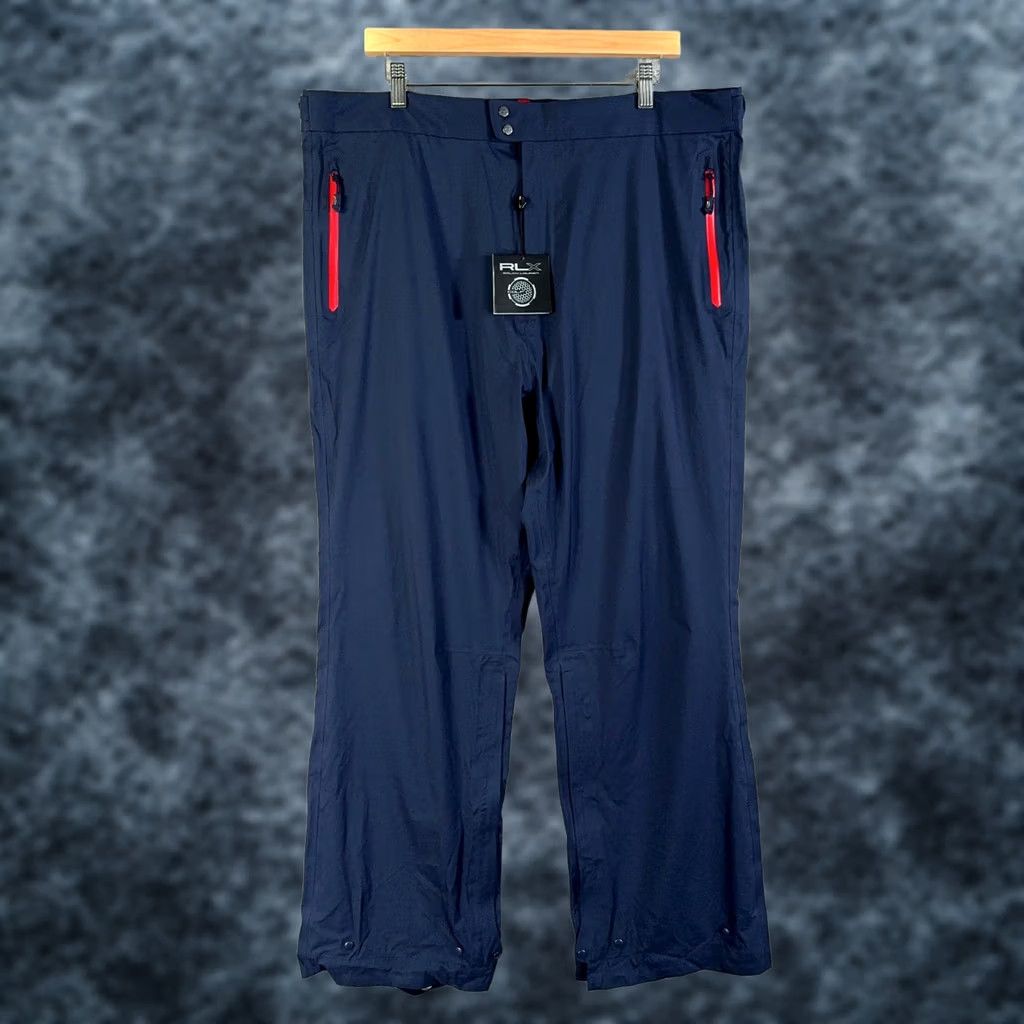 RLX Ralph Lauren VINTAGE RLX Ralph Lauren GOLF US OPEN Rain Pants Mens XL Navy NEW Size US 36 / EU 52 - 1 Thumbnail