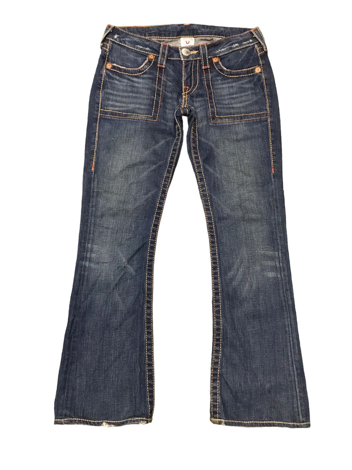 Vintage True Religion Tony Big T Denim Flared Jeans