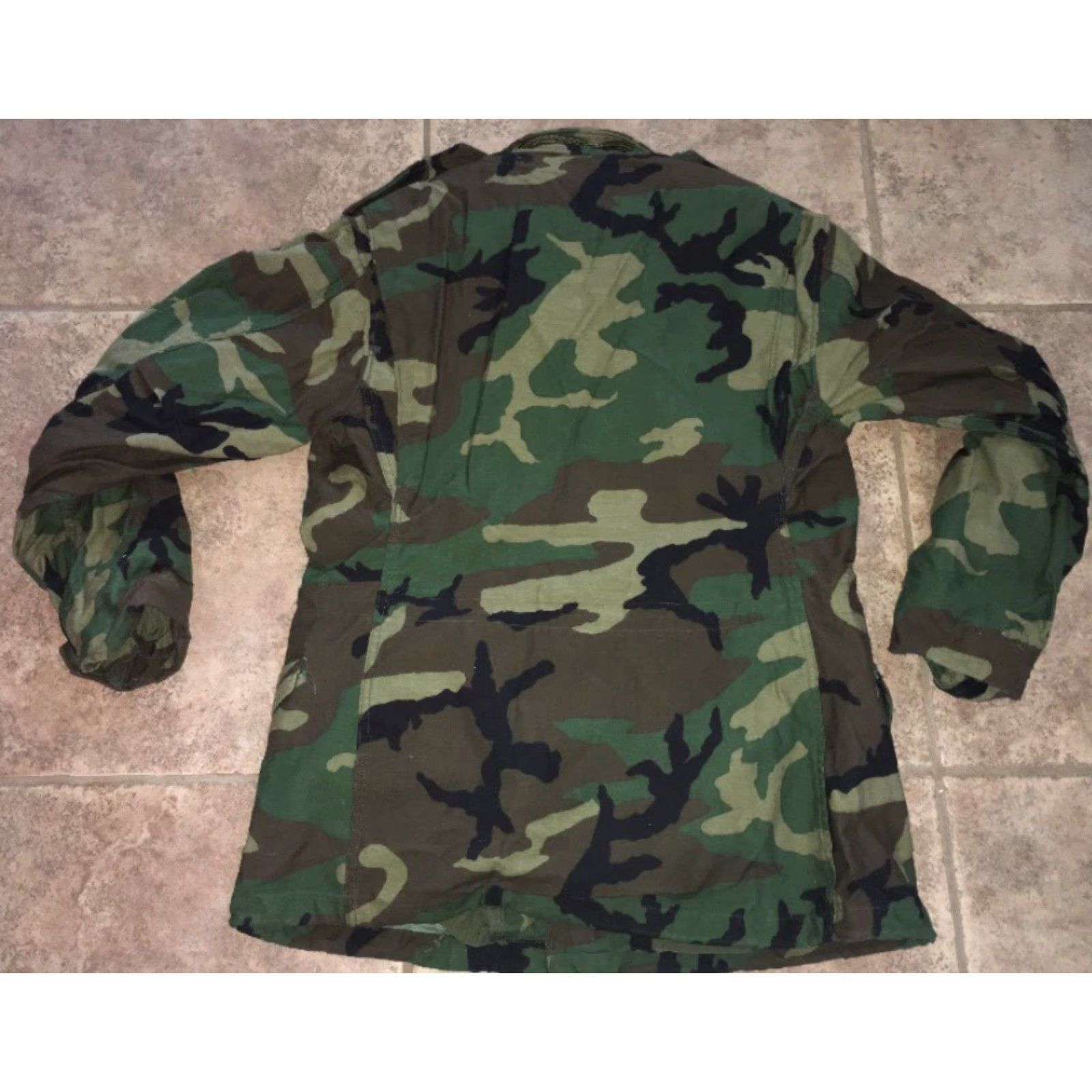 Vintage Mens Camouflage Full Zip Cold Weather Field Coat Size Small Size US S / EU 44-46 / 1 - 4 Thumbnail
