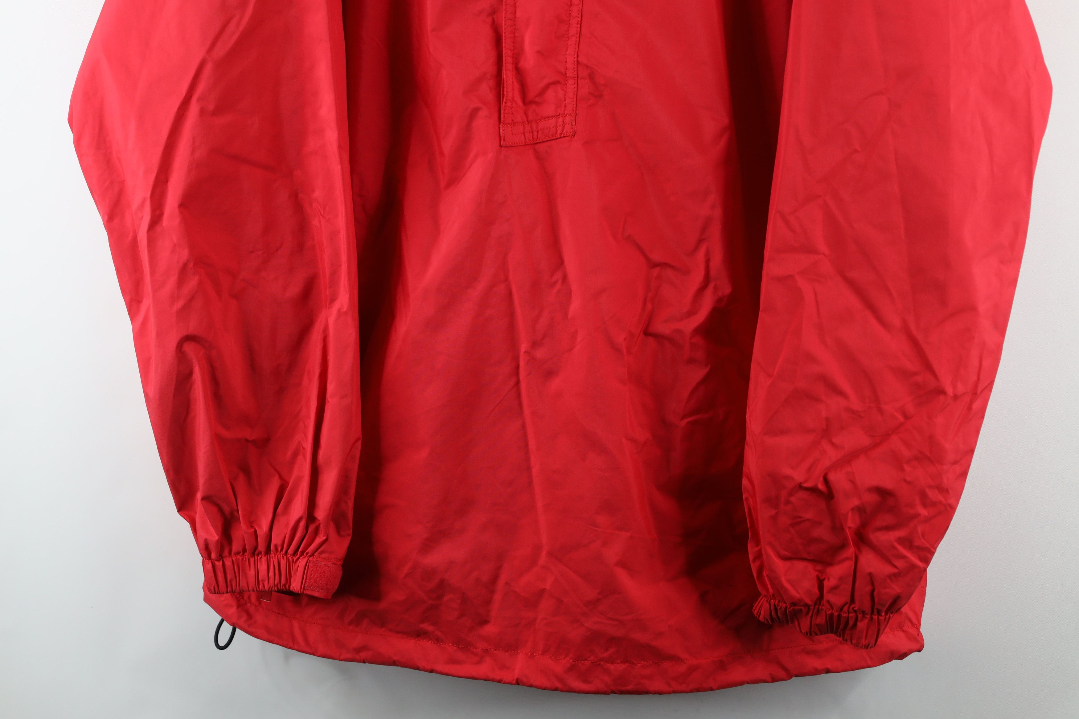 L.L. Bean × Vintage Vintage 90s LL Bean Waterproof Hooded Anorak Jacket Red Size US L / EU 52-54 / 3 - 3 Thumbnail