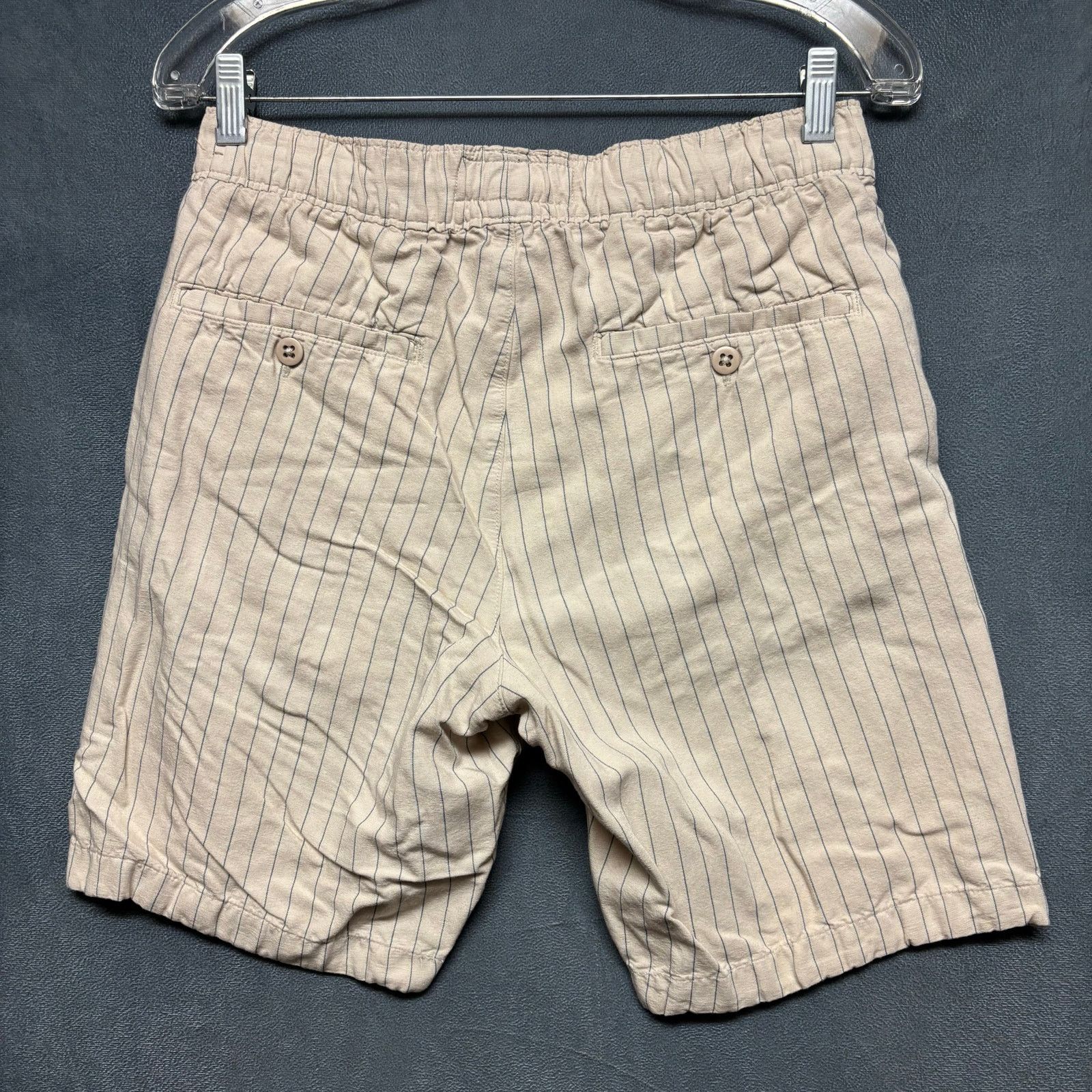 Abercrombie & Fitch Abercrombie & Fitch Linen Blend Shorts Summer Pin Striped XS Size US 29 - 2 Thumbnail
