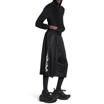 Balenciaga o1loc1c0326 XXS Burning Unity Baggy Shorts in Black Size US 28 / EU 44 - 3 Thumbnail