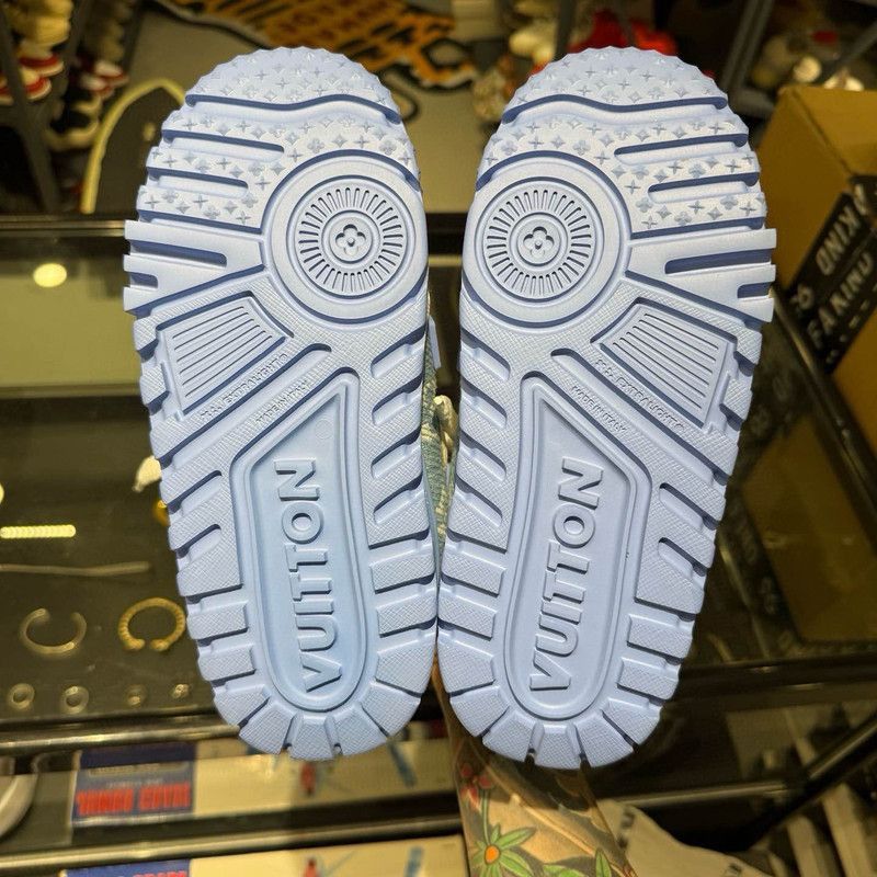 Louis Vuitton Louis Vuitton Trainer Maxi Low Top Sneakers -2508 Size US 6.5 / EU 39-40 - 4 Thumbnail