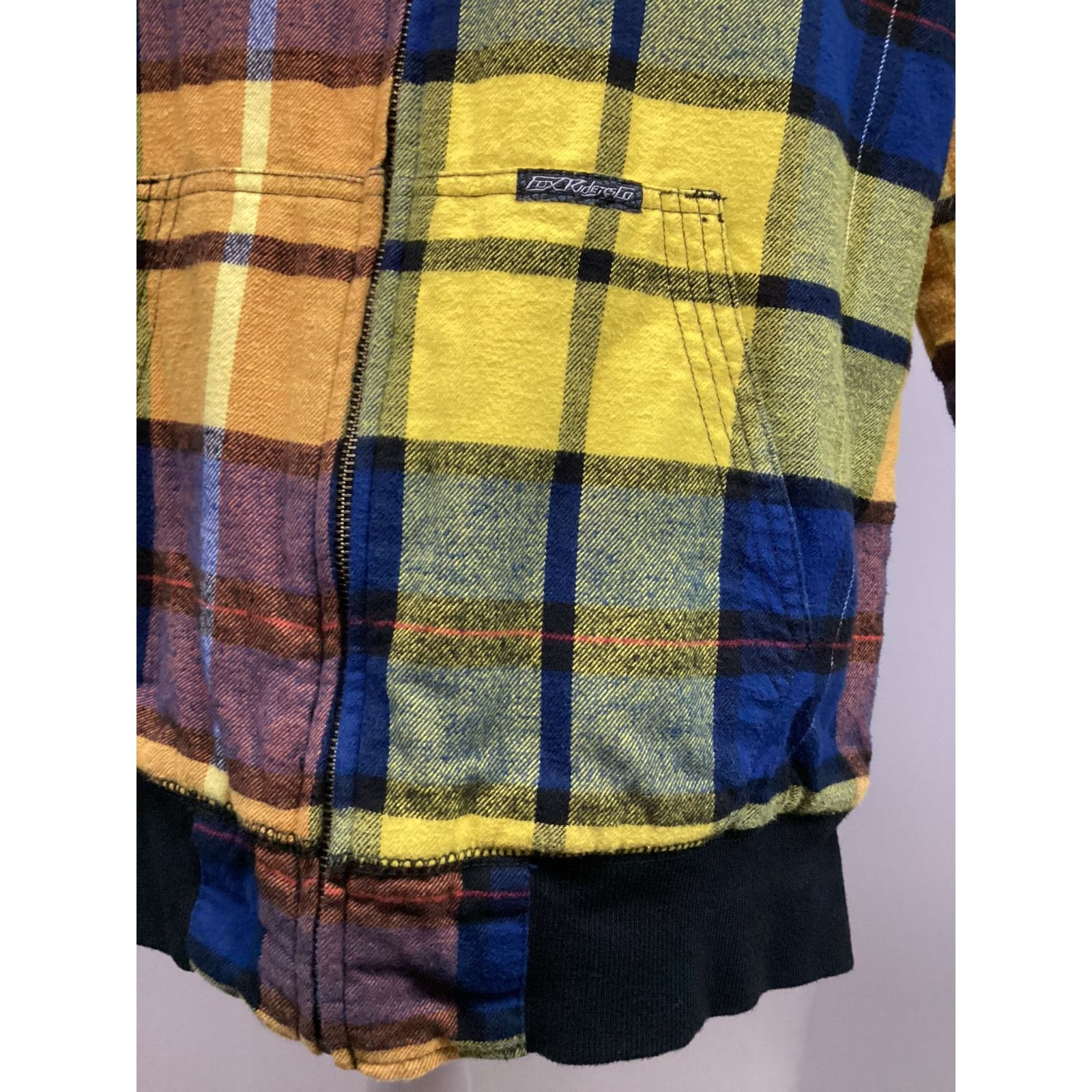 Fox Racing Fox Racing Zip Up Hoodie Jacket Medium Plaid Sherpa Lined Size US M / EU 48-50 / 2 - 6 Thumbnail