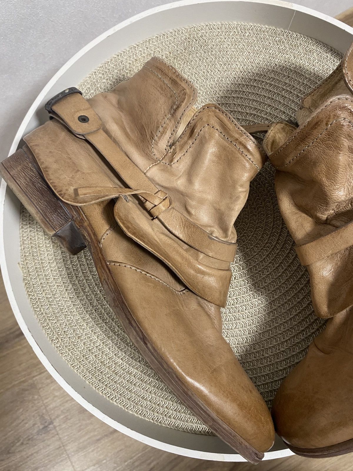 Other Vintage MJUS Avantgarde Y2K Grange A.S.98 Style Boots ASH Size US 8 / EU 41 - 3 Thumbnail