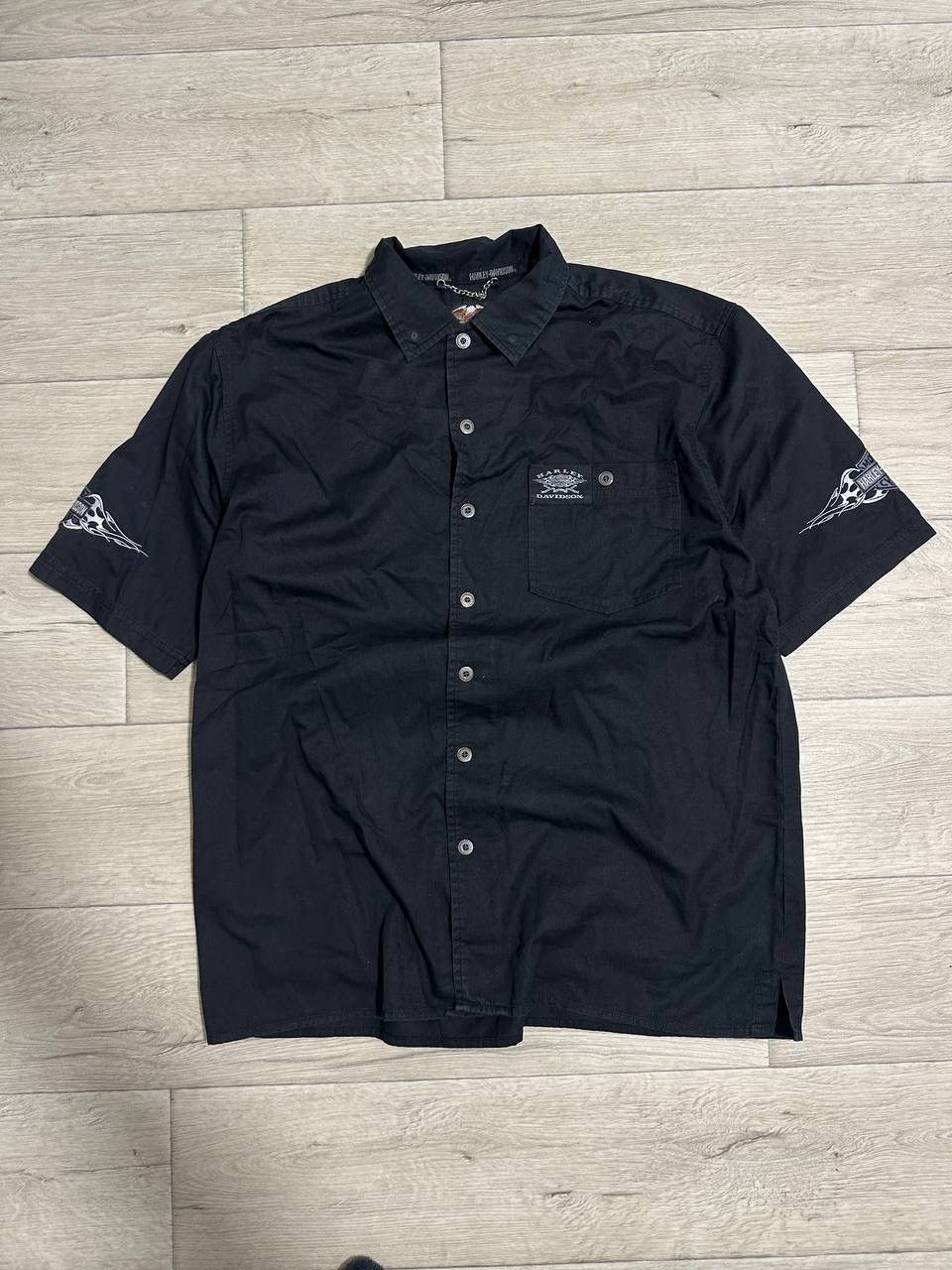 Vintage Harley Davidson Shirt Button Up