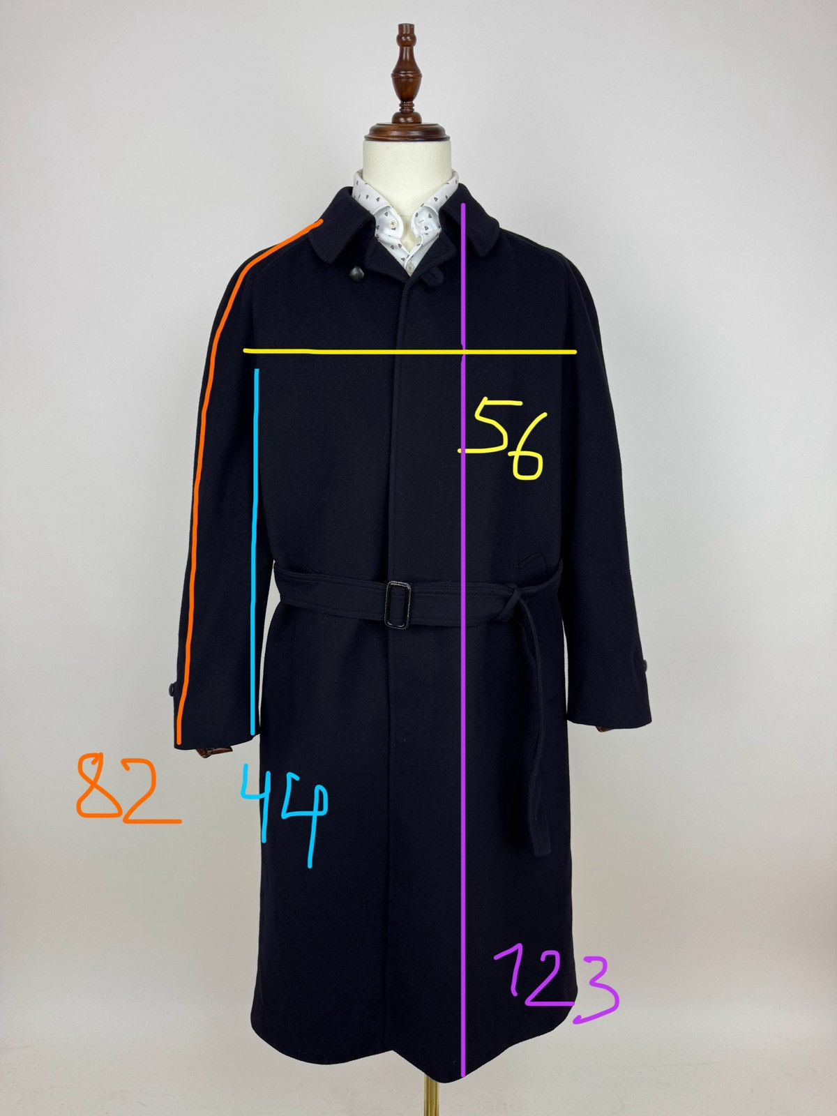 Bugatti Vintage Bugatti Wool Belted Trench Coat Mens Size 50 Size US M / EU 48-50 / 2 - 15 Thumbnail