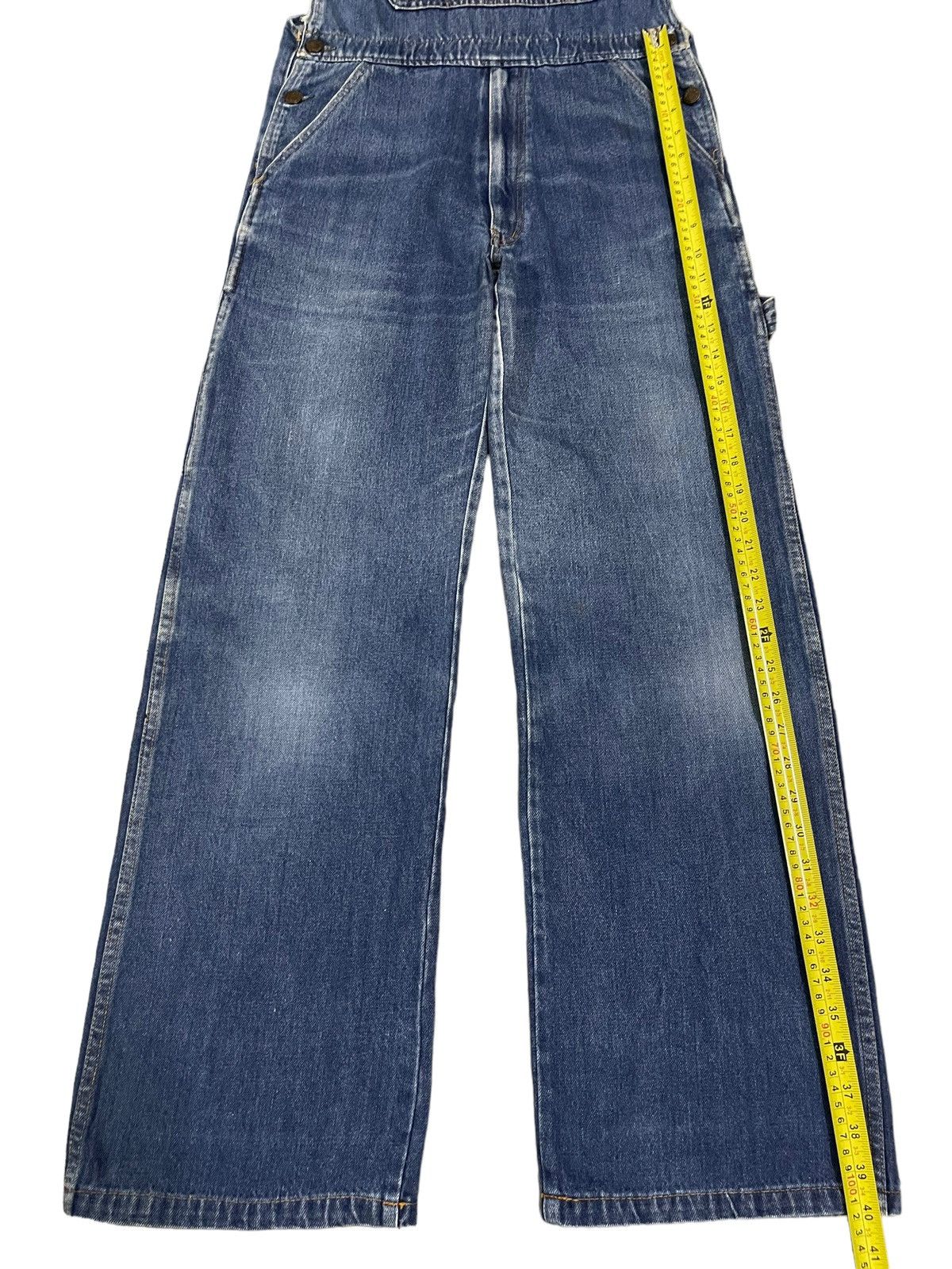 Hysteric Glamour Vintage Japanese Brand Blue Wash Style Denim Overall Size US 31 - 12 Thumbnail