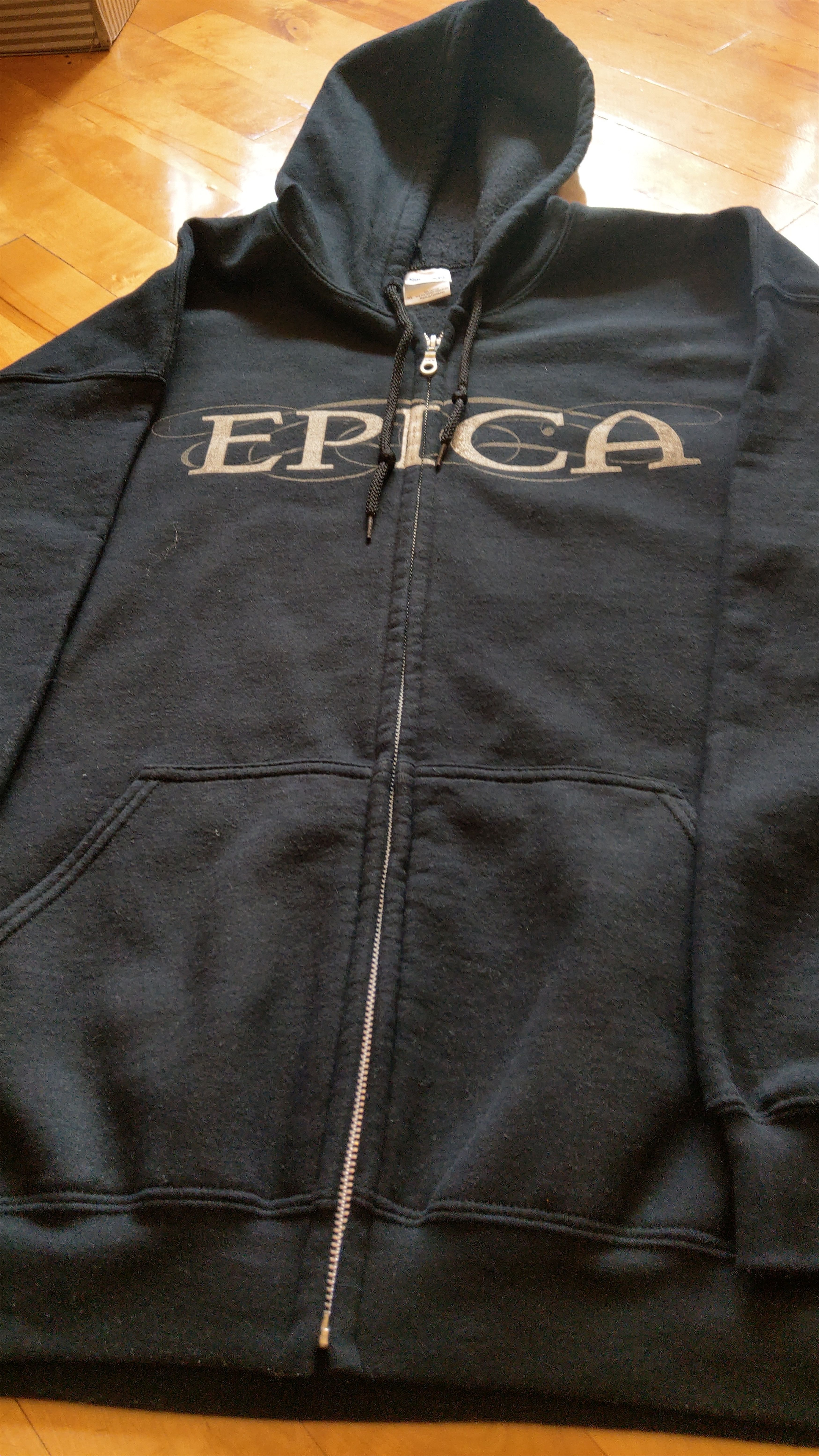 Band Tees Original EPICA Hoodie Alt Goth Metal Rock Grunge fairy opium Size US XL / EU 56 / 4 - 5 Thumbnail